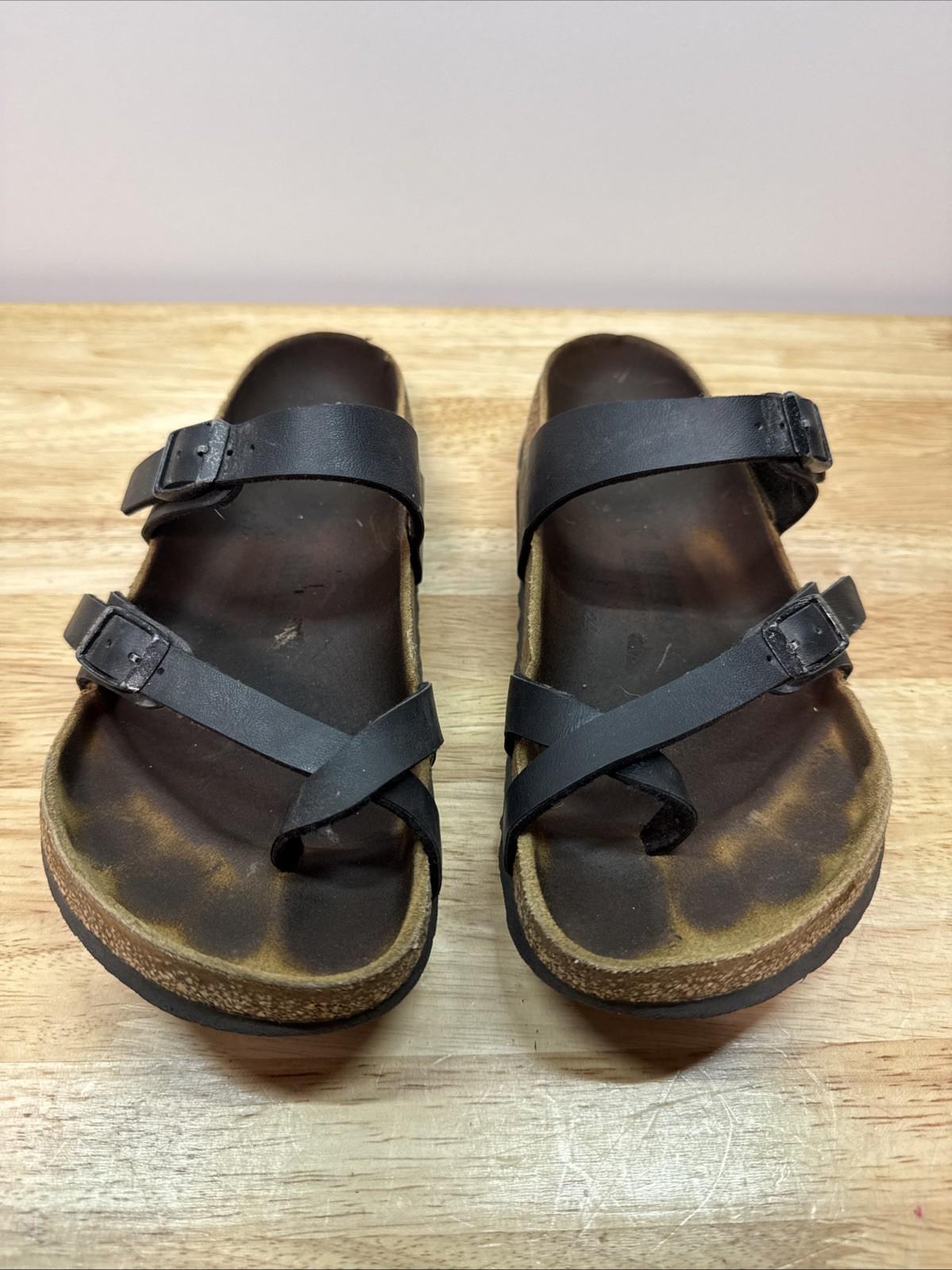 Birkenstock Mayari Toe Loop Sandals Black  Women’s Size EU 38 US 7