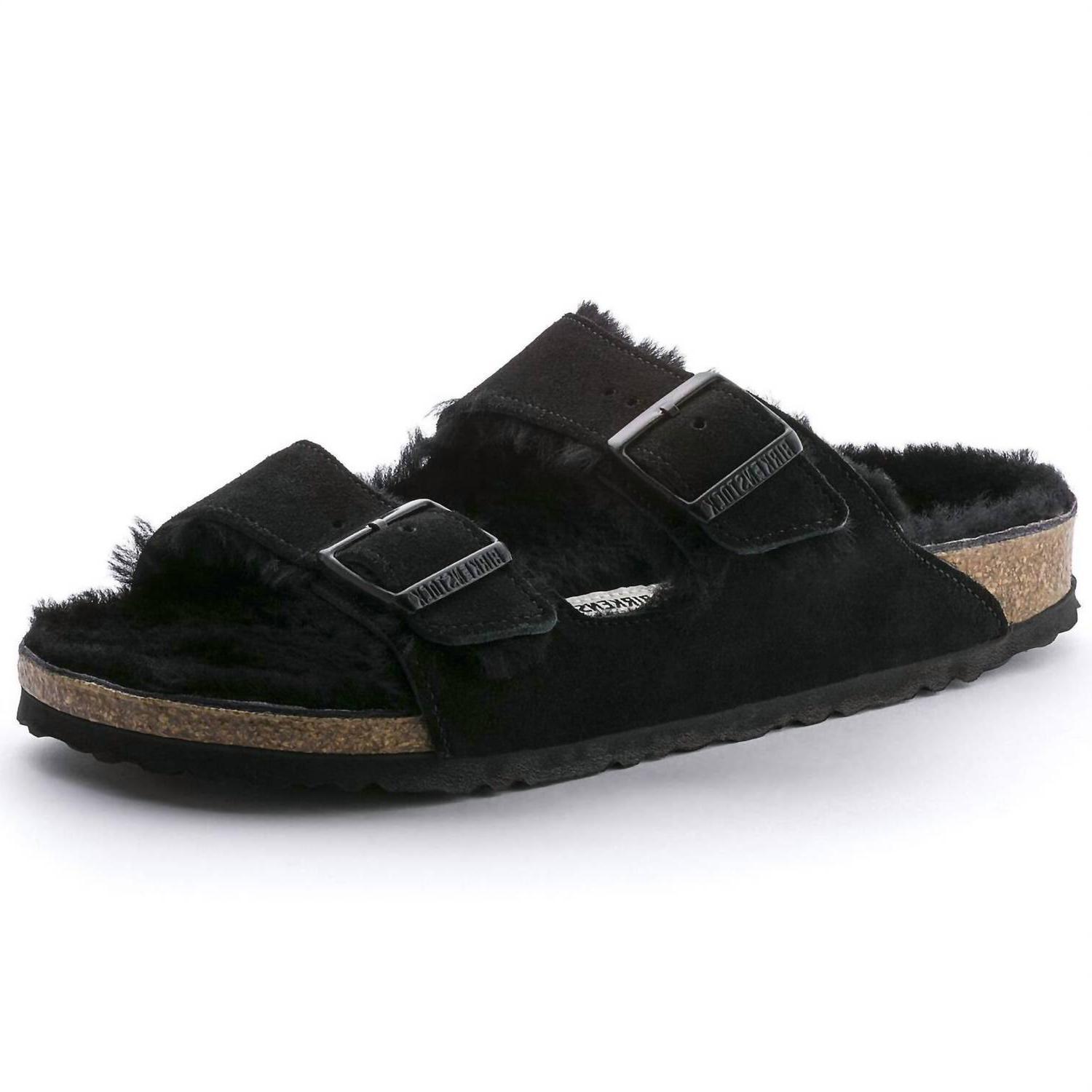 Birkenstock Arizona Shearling Sandal Black