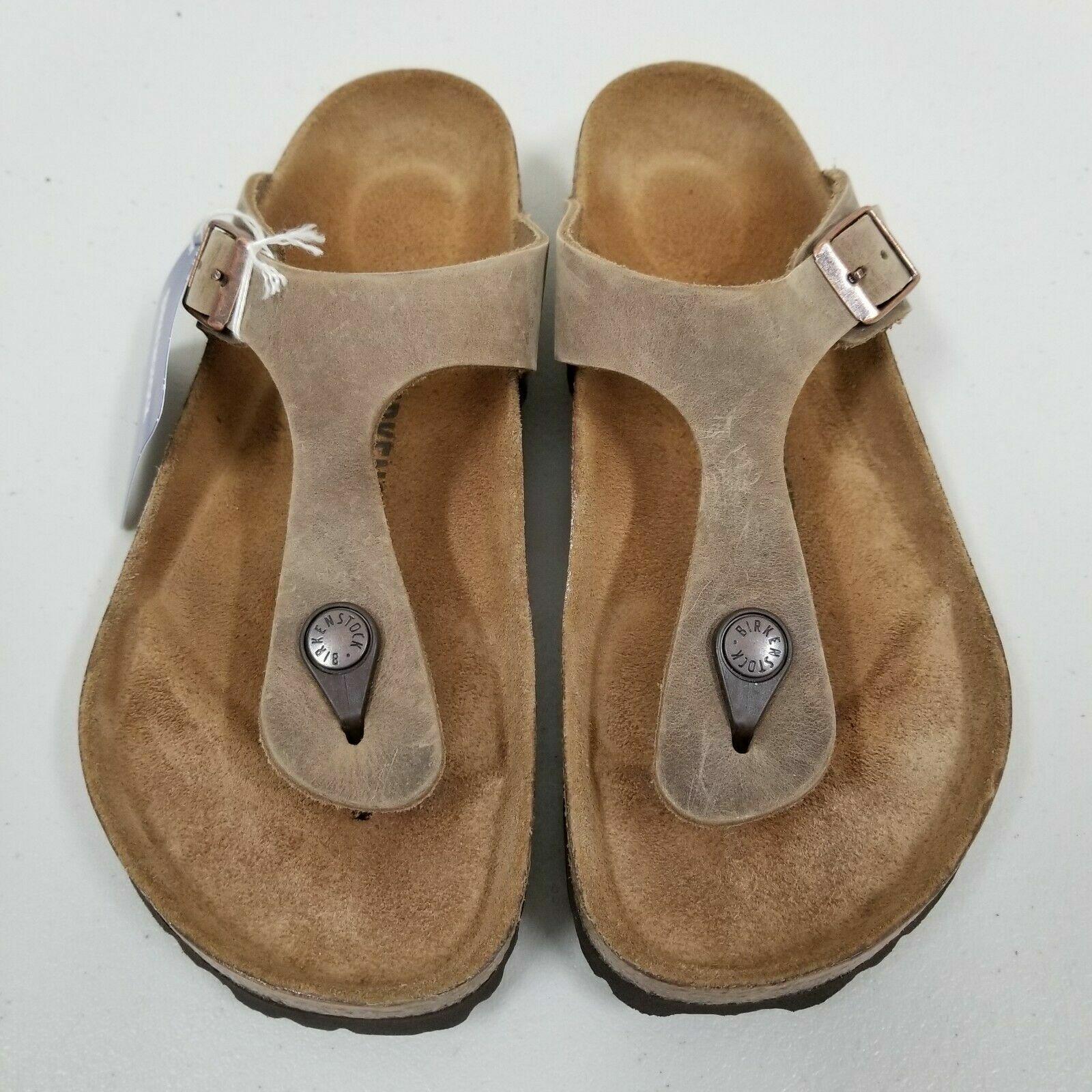 New w/o Box Birkenstock Gizeh Tobacco Brown Regular – Select Size