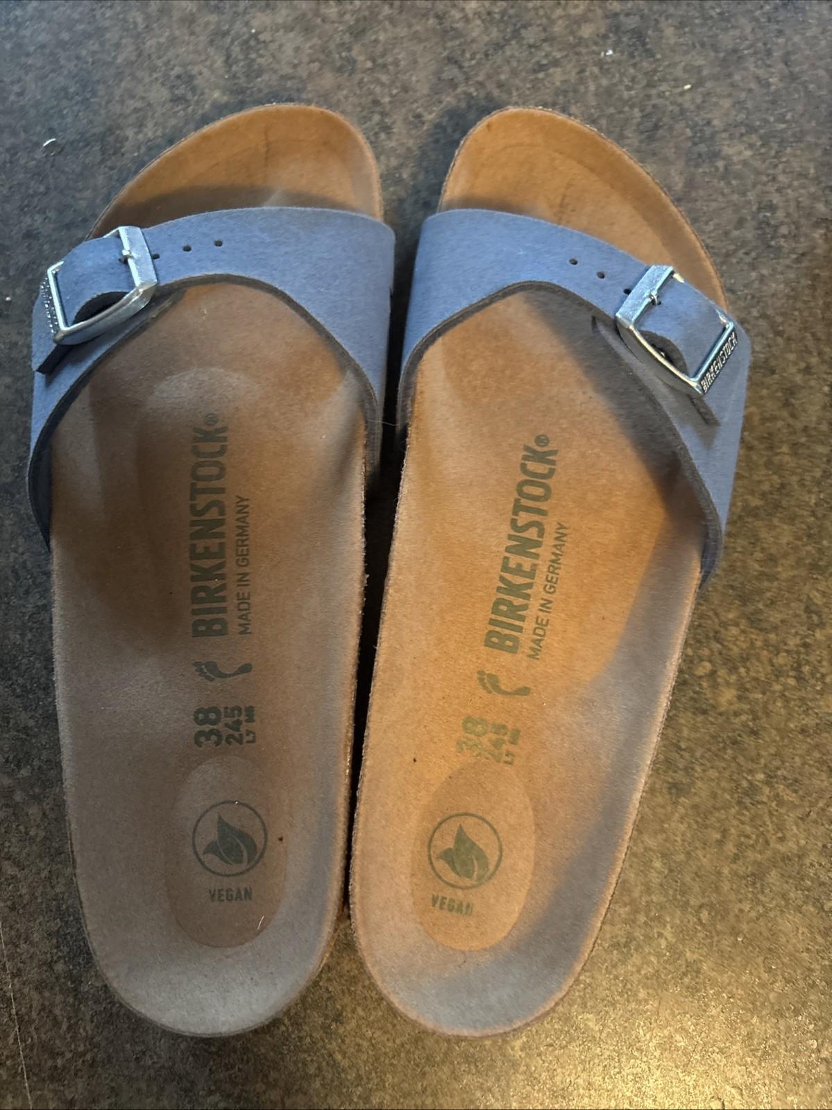 Birkenstock Madrid Synthetik – Elemental Blue Size 38 US 7 Regular Fit
