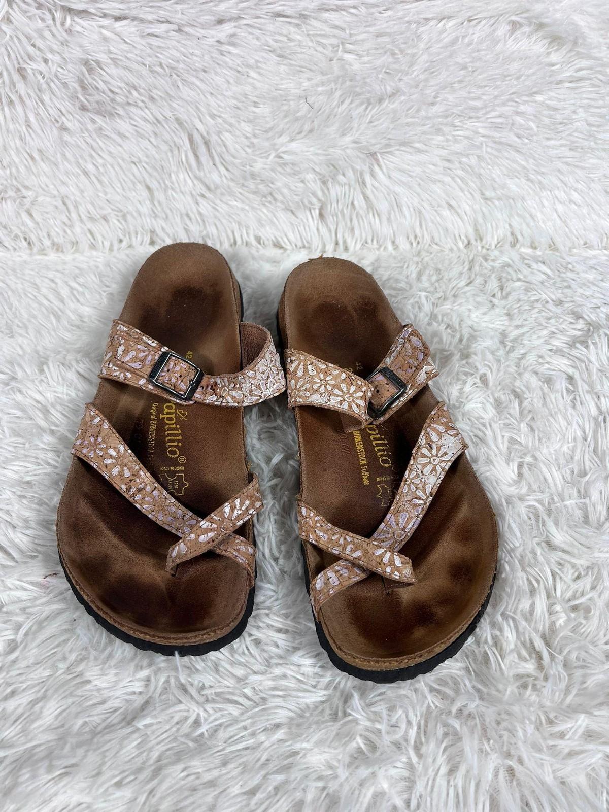 Papillio Birkenstock Shoes Womens 42 US 11 Sandals Floral Cork Comfort Slip On