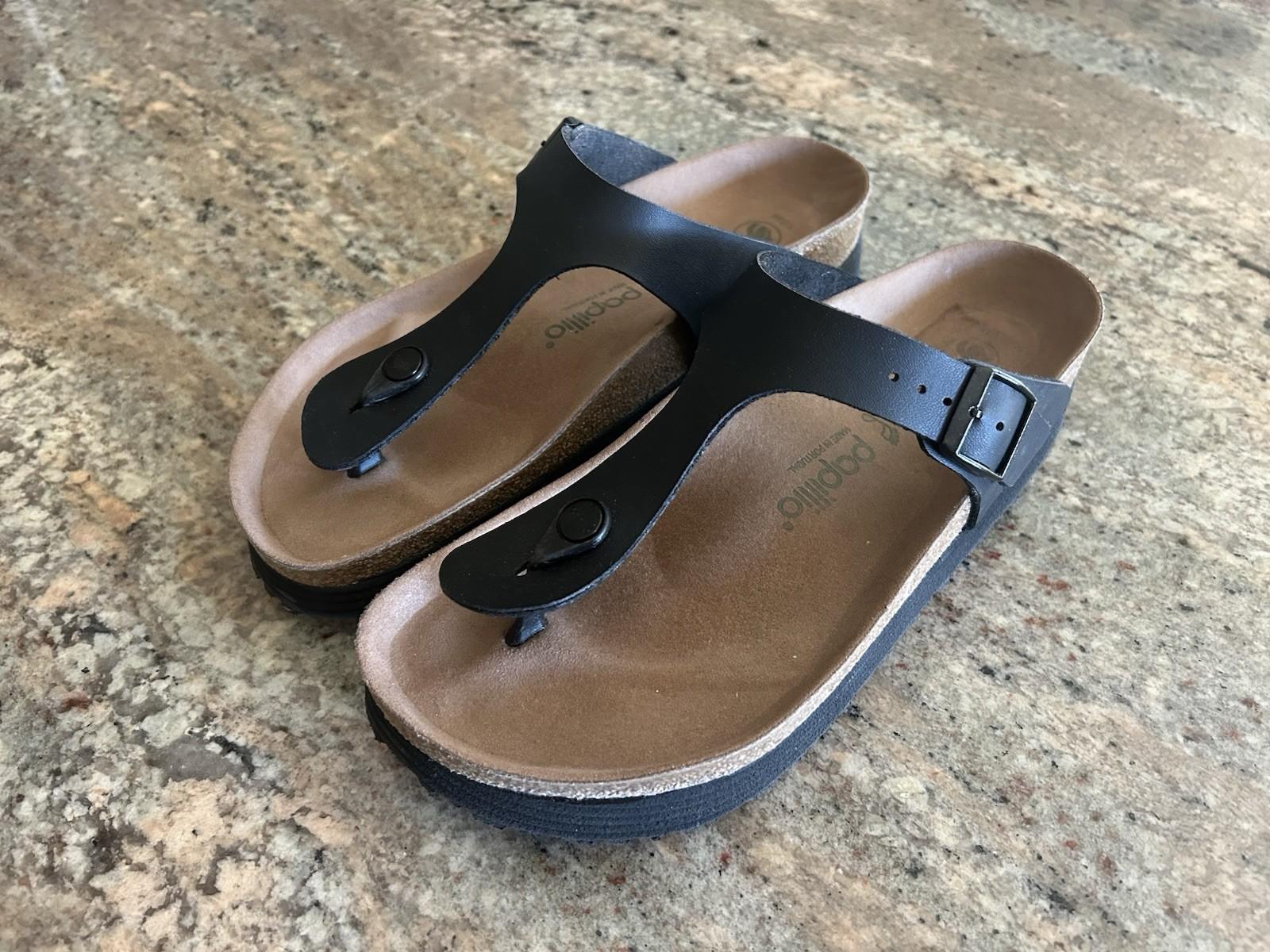 Birkenstock Gizeh Women’s Sandal – Black Size 41 (EU) / 10-10.5 (US) **New**