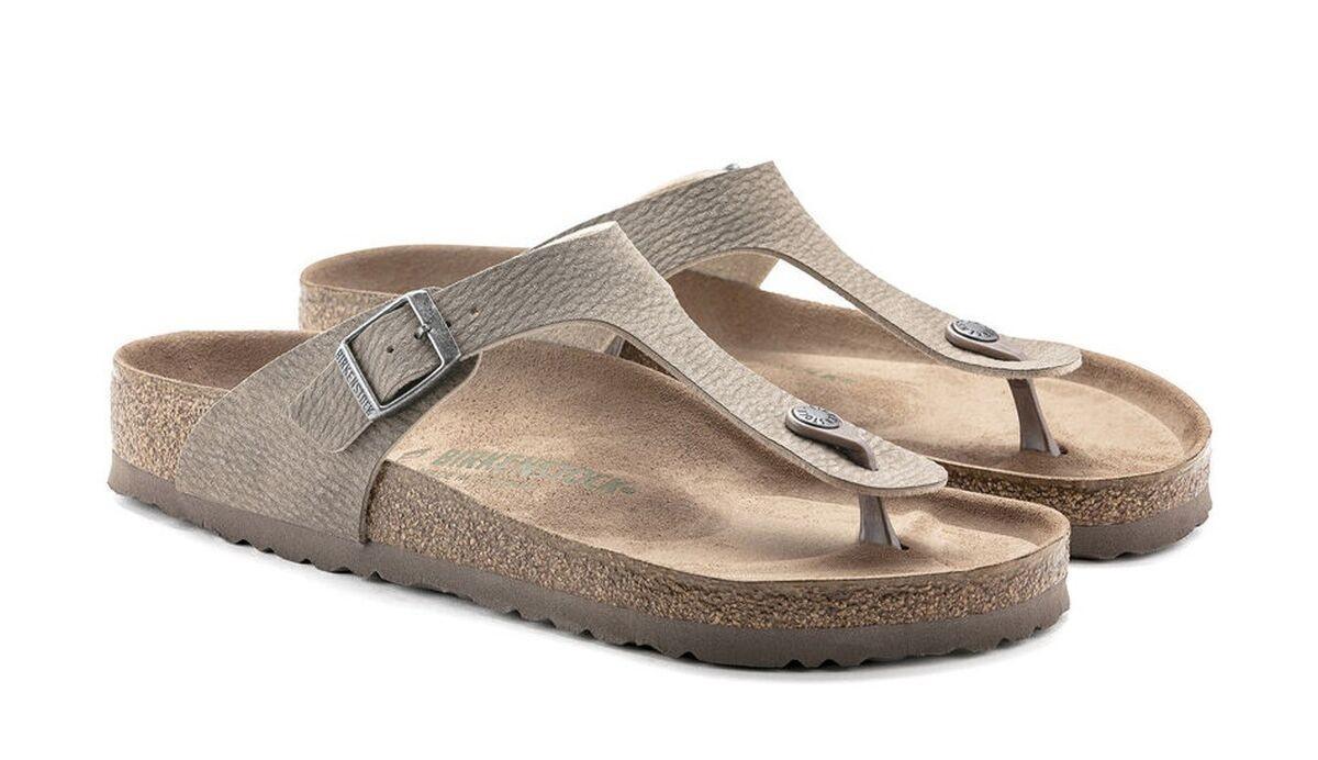 Birkenstock Gizeh Grey Taupe 1022791 – Regular Width Size 44 Vegan Flip Flops