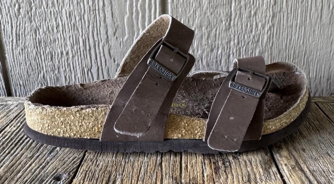 Birkenstock Mayari Birko Sandal, Brown, Size 35 EU 4-4.5 US