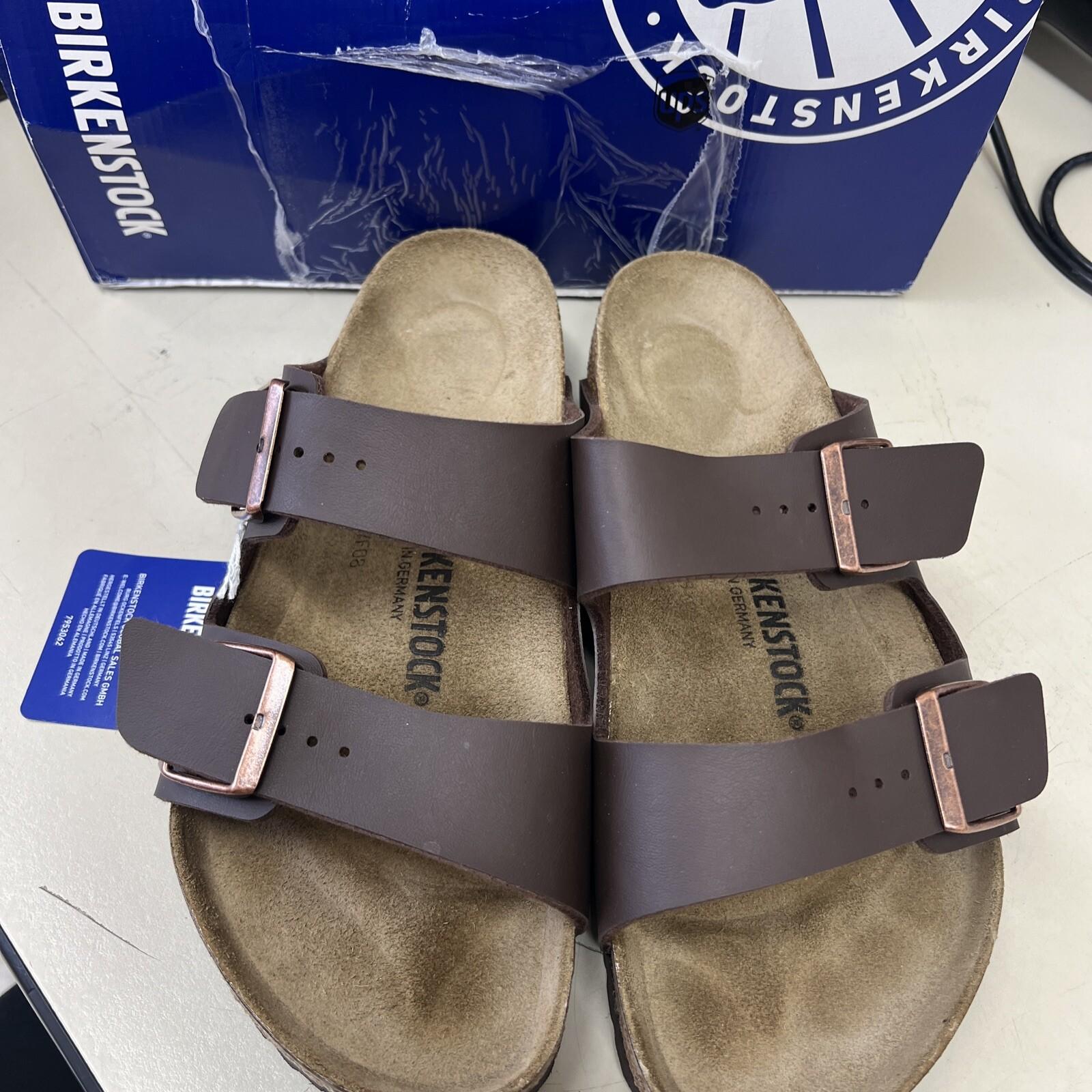 PICK SIZE – Birkenstock Arizona BS DARK BROWN Birko-Flor Sandals