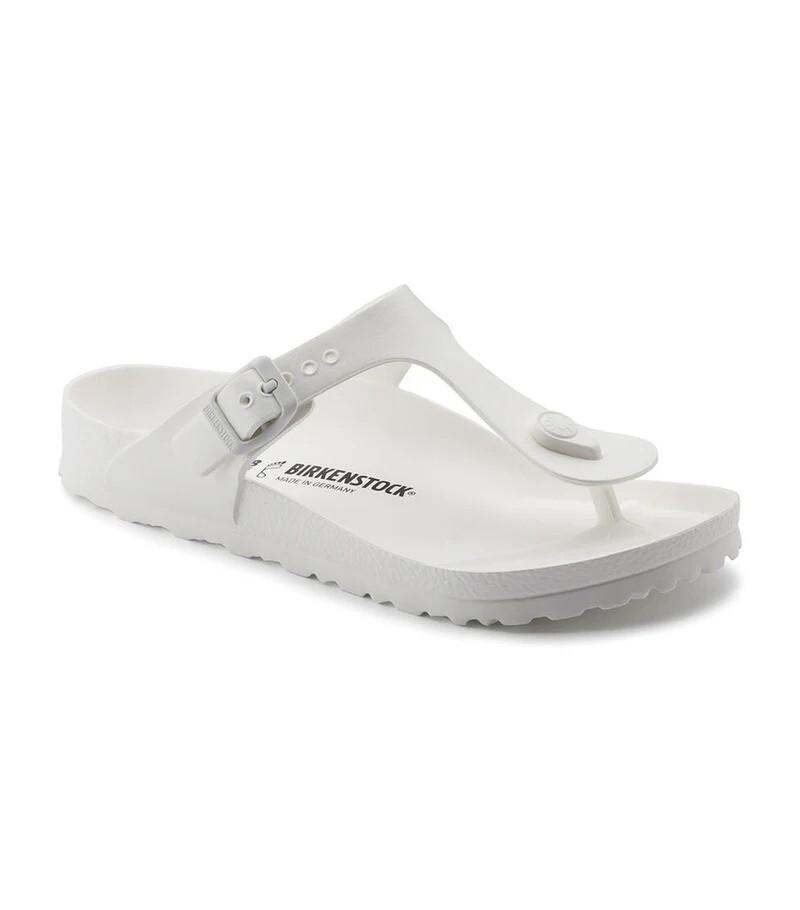 NWOB Birkenstock Gizeh EVA Slide Sandals Sz M7 W9 White Lightweight Casual