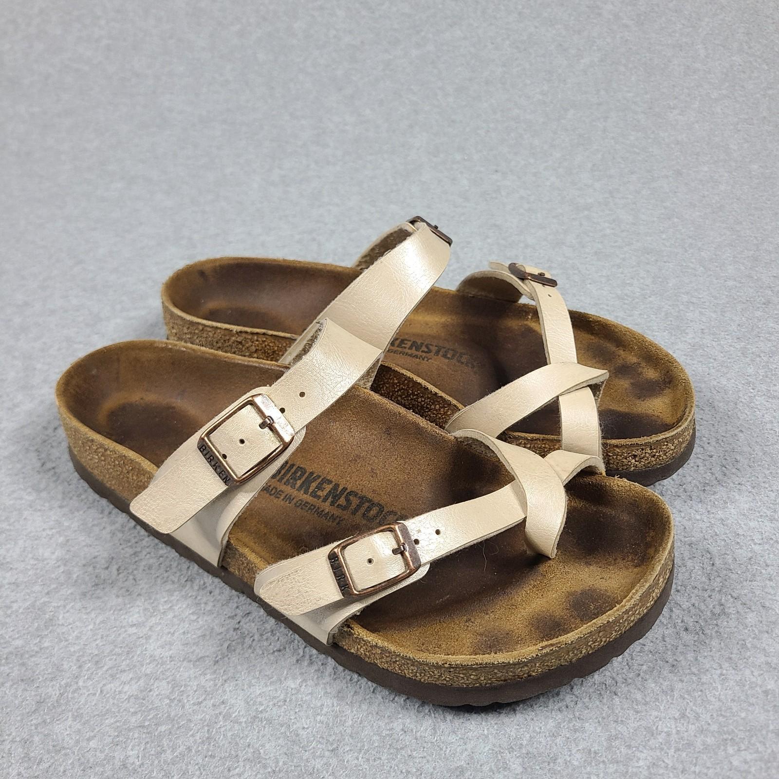 Birkenstock Mayari Sandals Toe Loop Women’s Size: 37 / 6 Beige