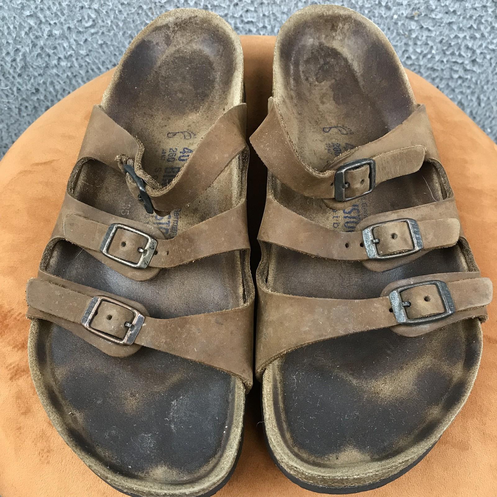 Birkenstock Florida Soft Footbed Shoes Mens 260  Womens 40 US 9 Leather Sandals