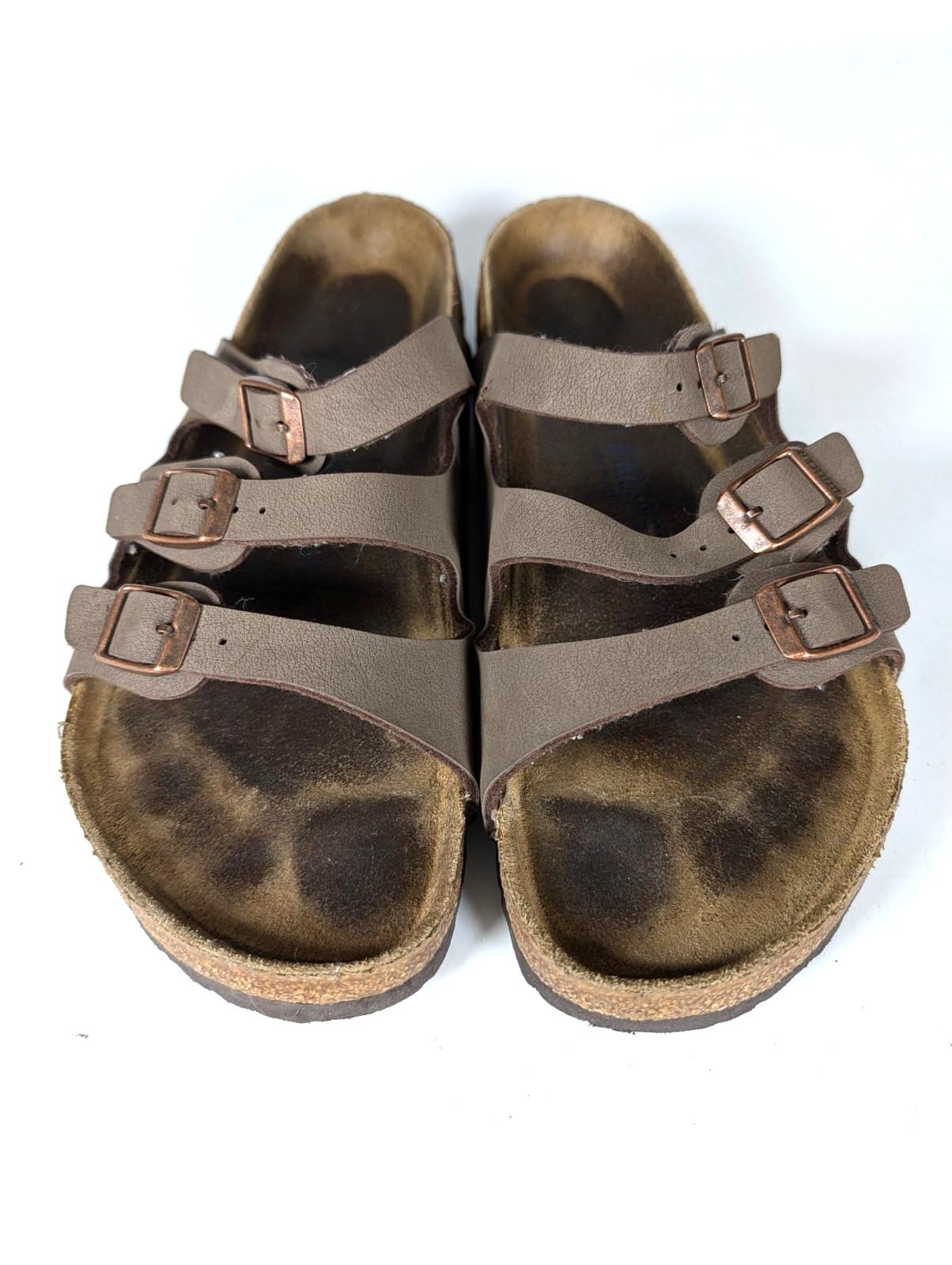 Birkenstock Florida Women’s Sandals Size 42 / 11 Brown Adjustable Triple Strap