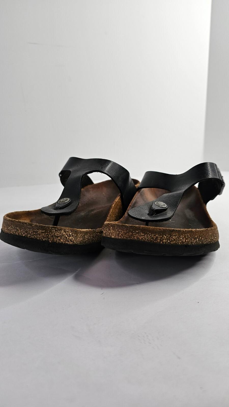 Birkenstock Gizeh Women’s Black Thong Slip On Sandals Size EU 42 US 11.5