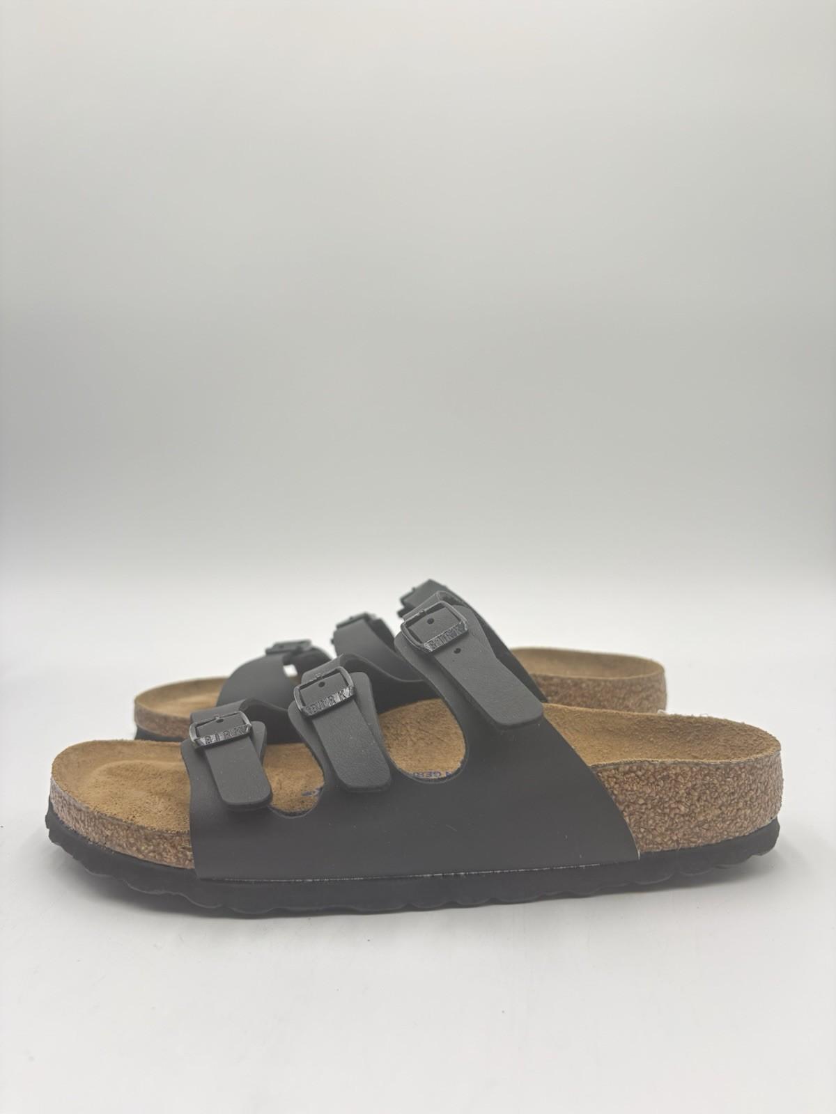 Birkenstock Unisex Florida BS Narrow Fit Size 36 Black |0053013|