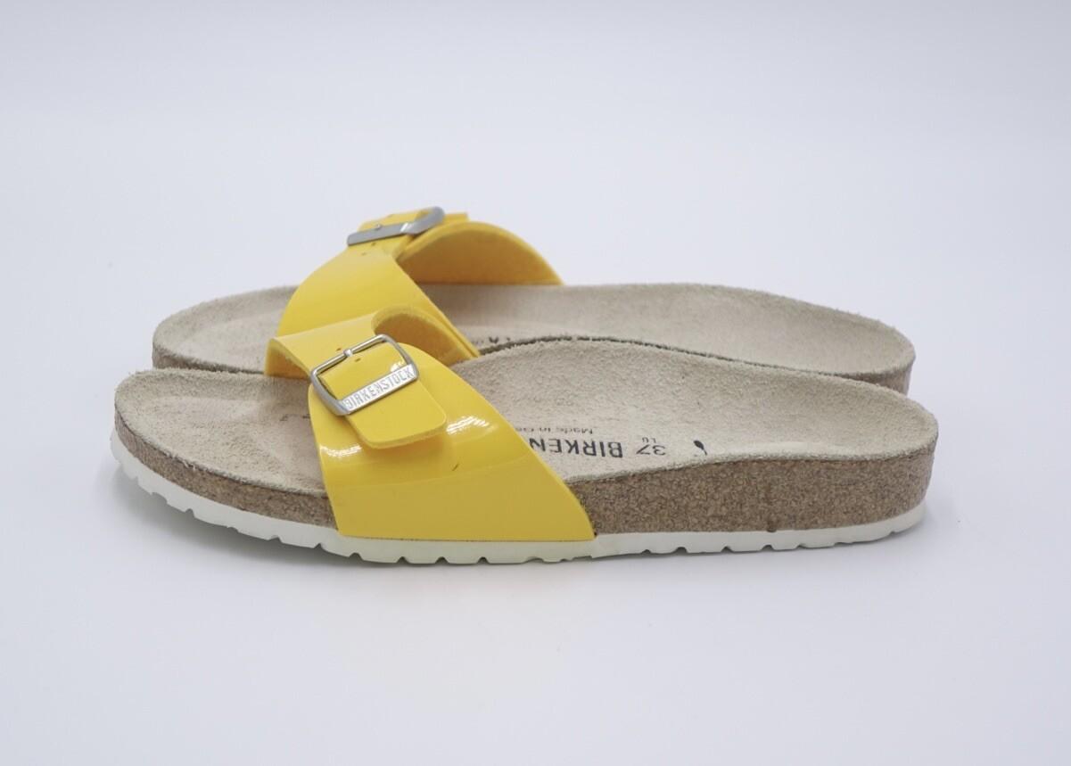Birkenstock Madrid Birko-Flor Women’s Sandal Size 6 Medium/Narrow Yellow