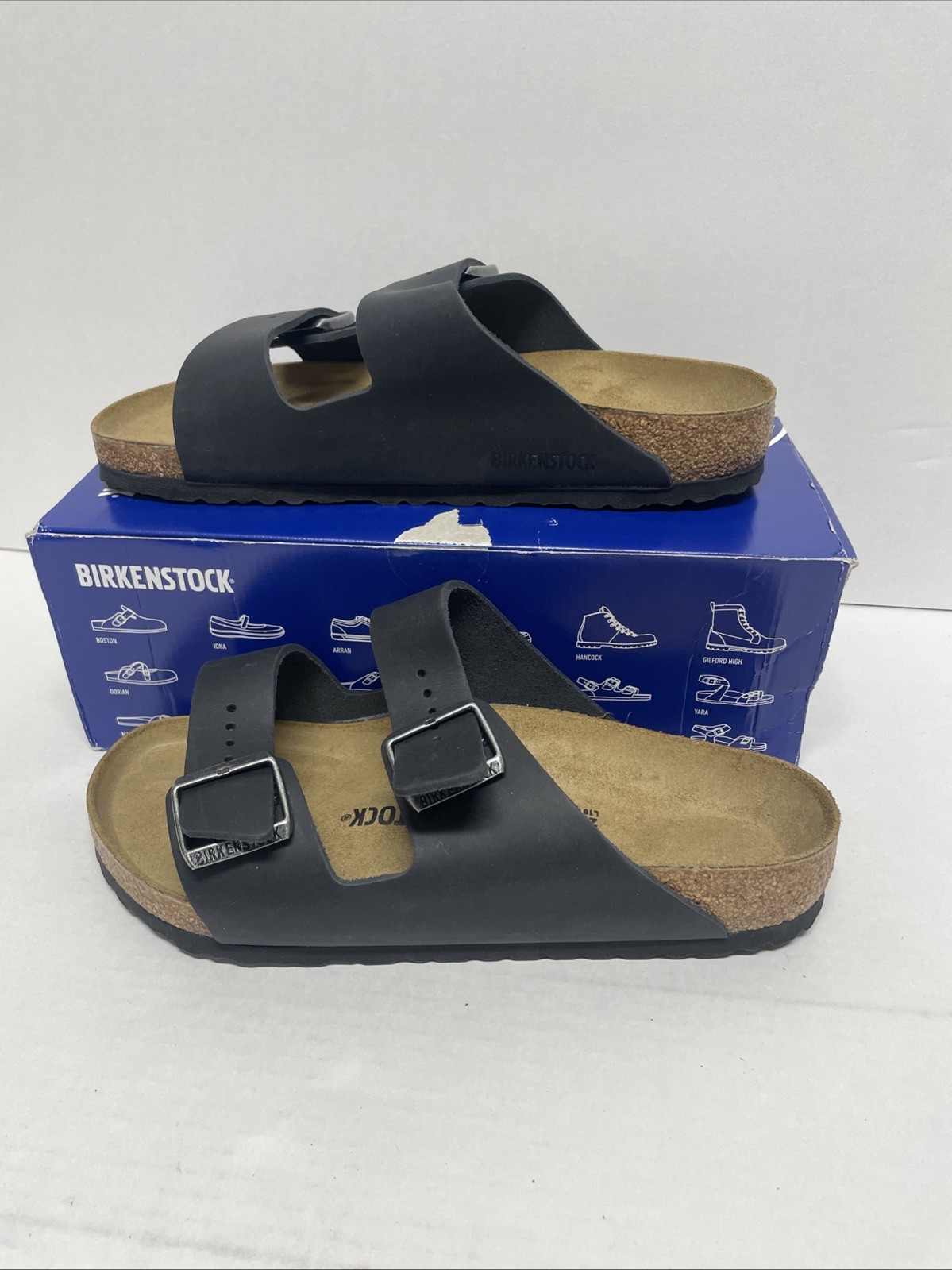 BIRKENSTOCK Arizona BS Slide Sandal Unisex Size US W10/M8 Black