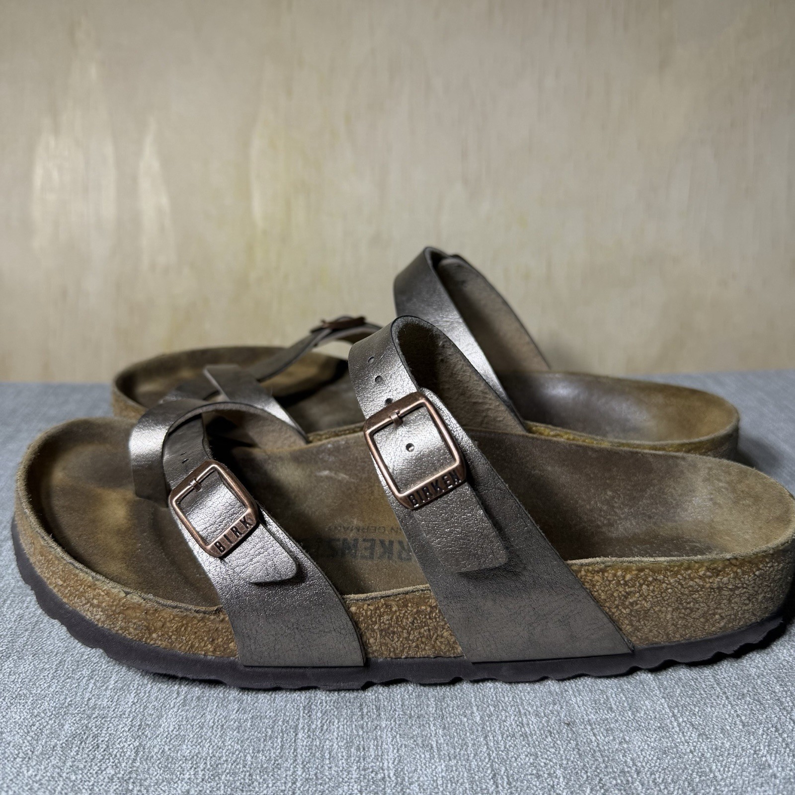 Birkenstock Mayari Sandals Metallic Bronze Women’s Size 7