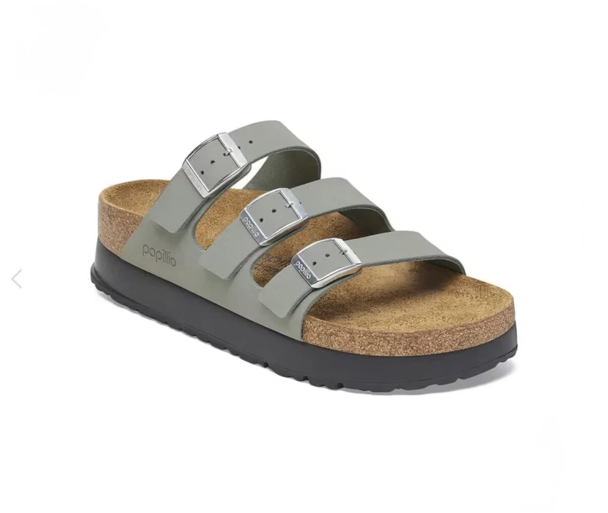 Birkenstock Florida Flex Platform Nubuck Leather – Pure Sage EU 36N – 42N