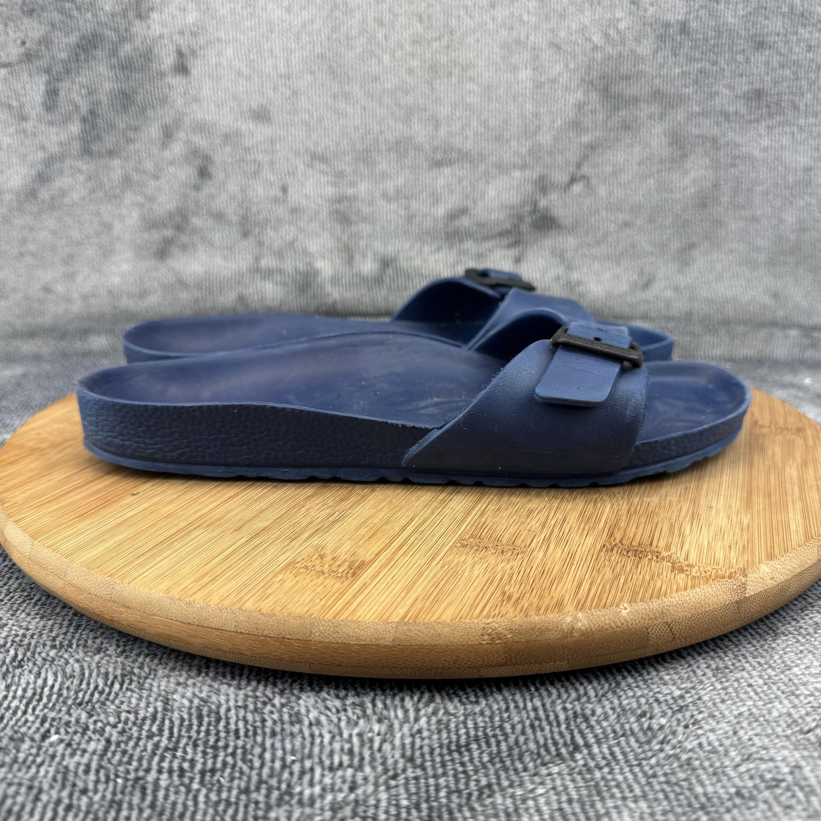 Birkenstock Madrid EVA Shoes Womens Size 8 Navy Blue Slide Sandals Casual