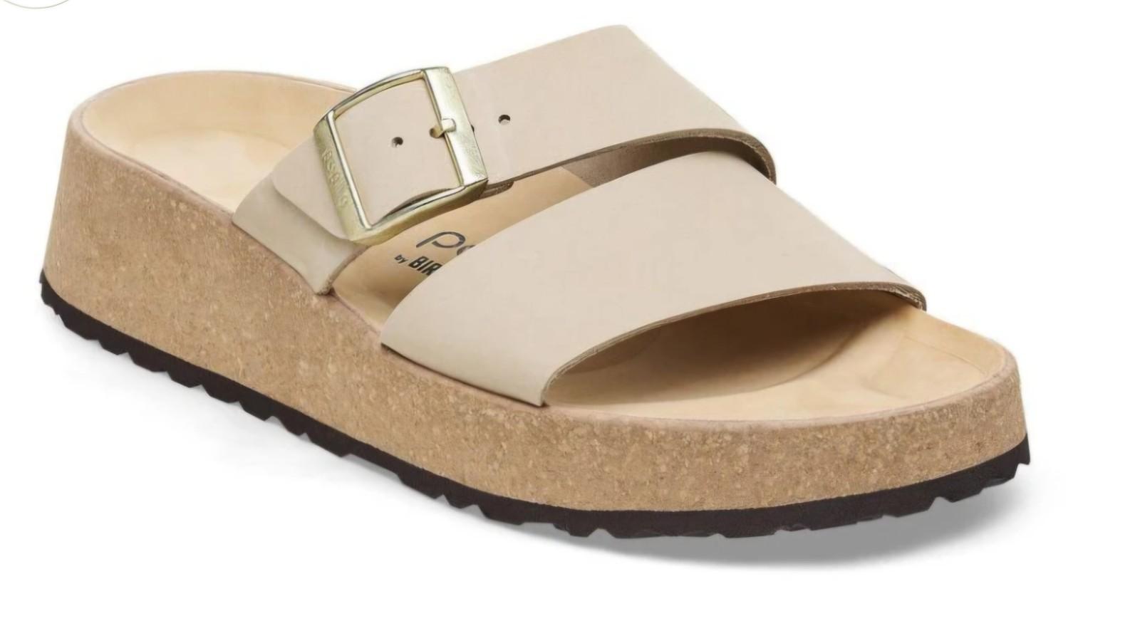 BIRKENSTOCK PAPILLIO  ALMINA WOMEN’S  SIZE 39 US 8 NARROW UK 5.5 SANDCASTLE