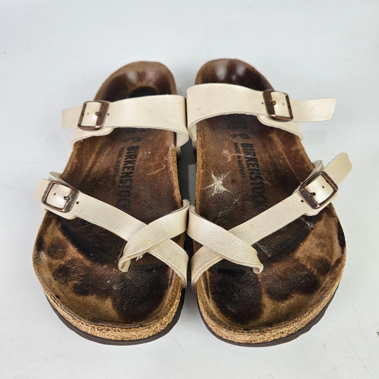 Birkenstock Mayari Sandals Toe Loop Women’s Size: 37 / 6 Beige