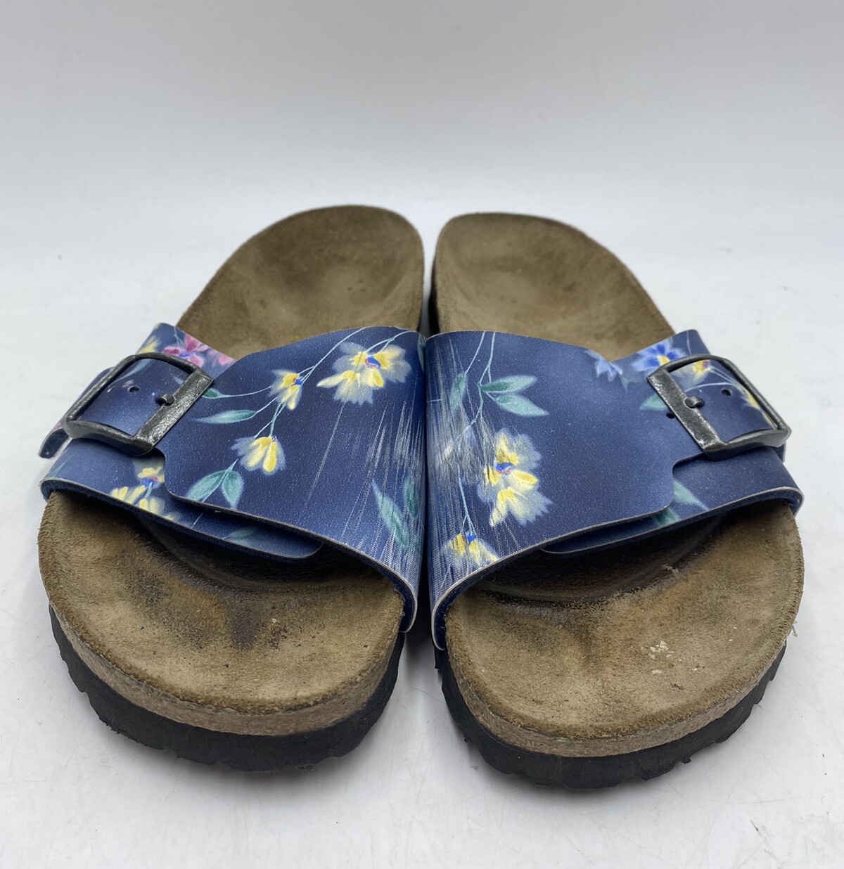 Birkenstock Papillio Catalina Blue Floral Sandals Women’s Size EU 36 US 5