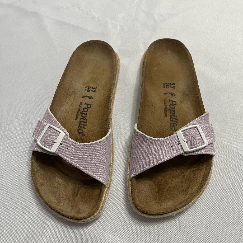 Birkenstock Papillio Madrid Purple Sandals Size 37 Ladies 6