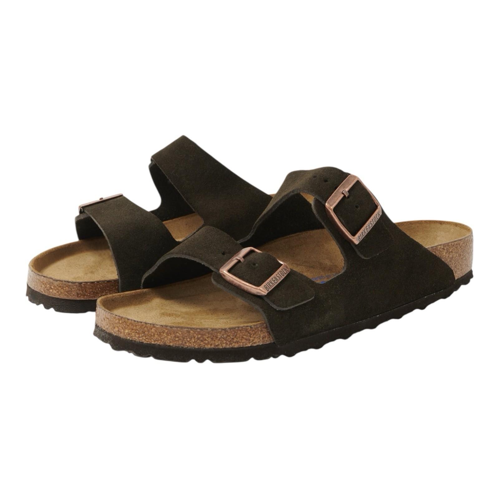 Birkenstock Arizona BS Suede Leather Sandals Mocca Regular Fit Sz 41 Women’s 10