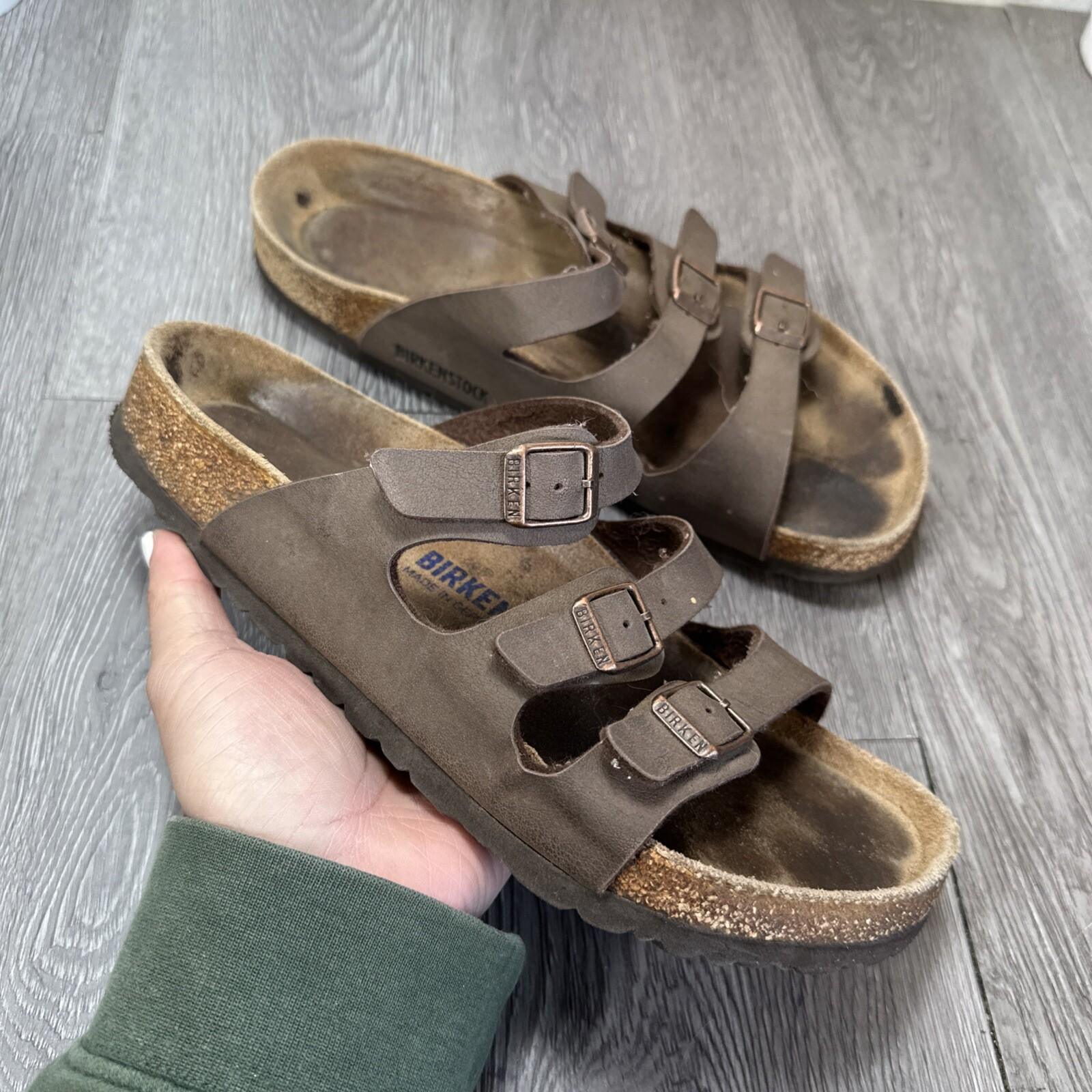 Birkenstock Florida Soft Footbed Sandal In Mocha Women’s Sz EU 41/US 10-10.5