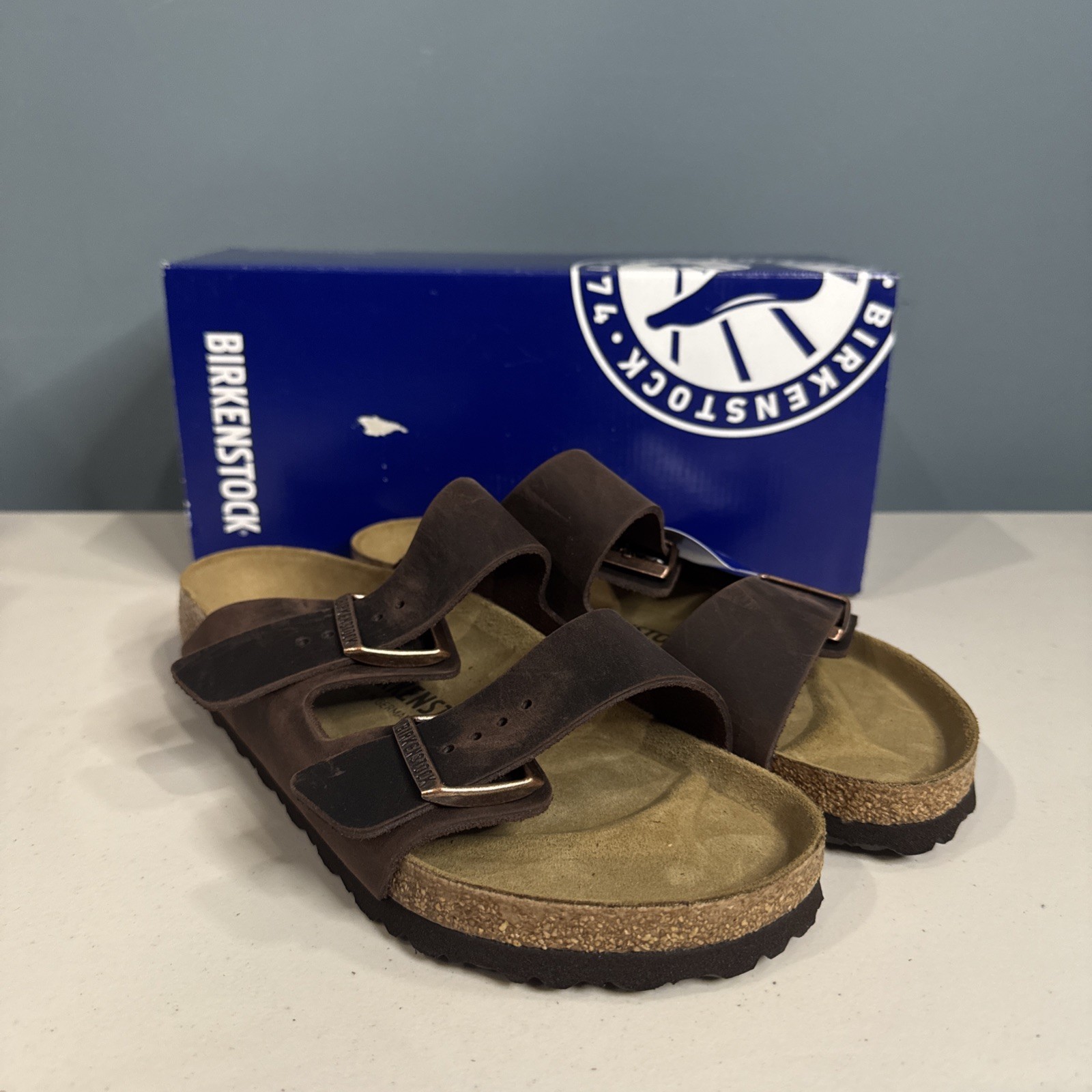 Birkenstock Arizona Oiled Leather (Habana) Sandals 0052531 Size 39