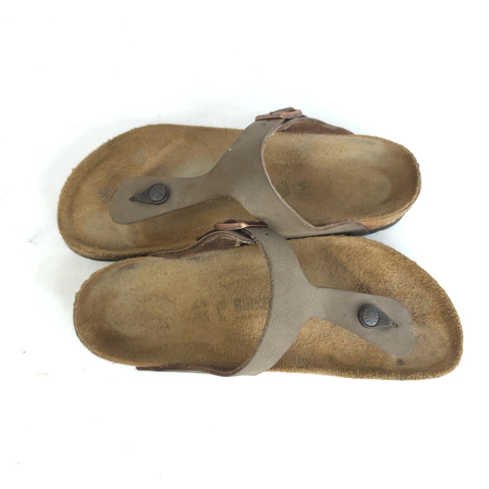 BIRKENSTOCK Gizeh Thong Sandal Mocca Brown Suede US Men’s 9-9.5 EU 42 Regular