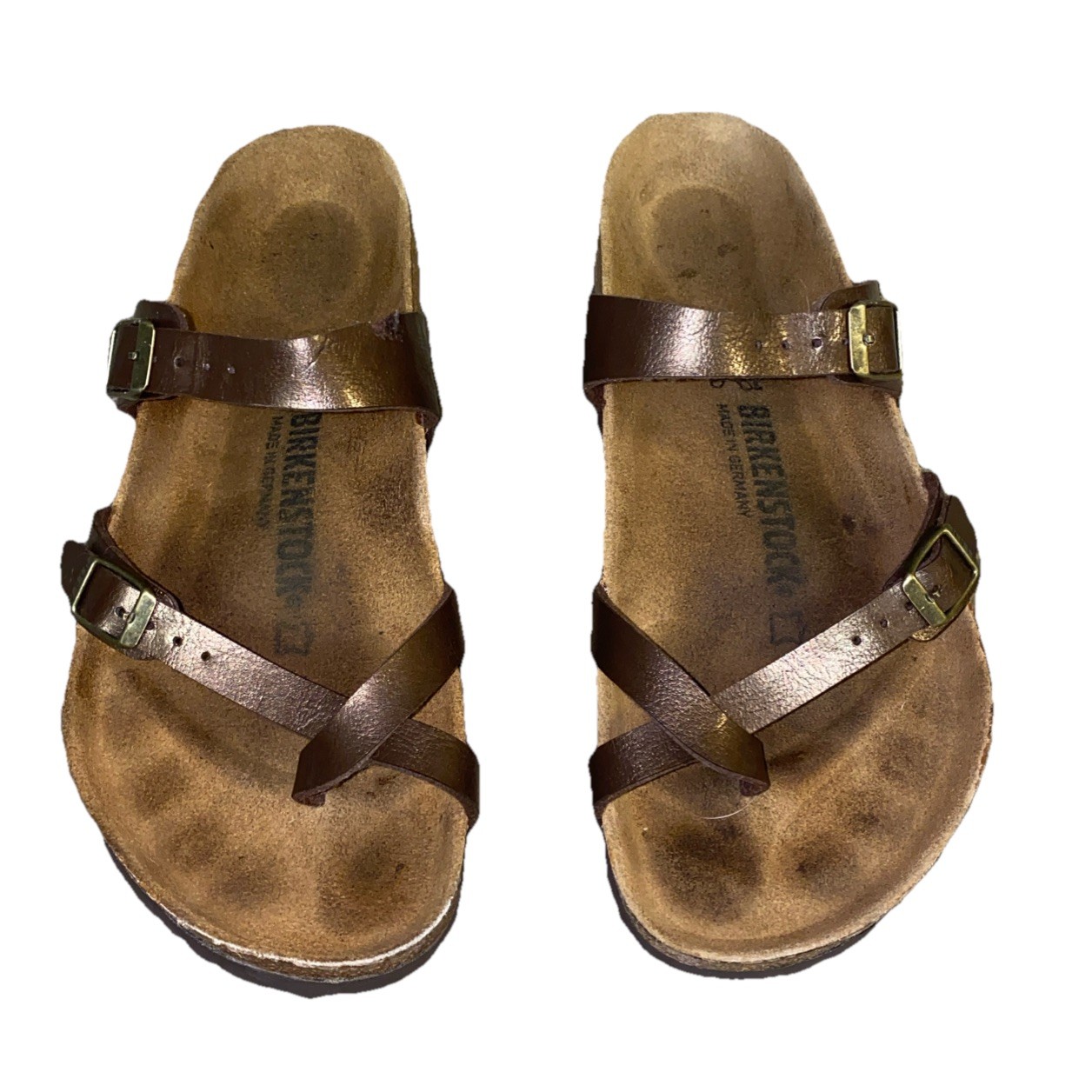 Birkenstock Mayari Brown Sandal Size 40 Women’s Sz 9 Men’s Sz 7 Made in Germany