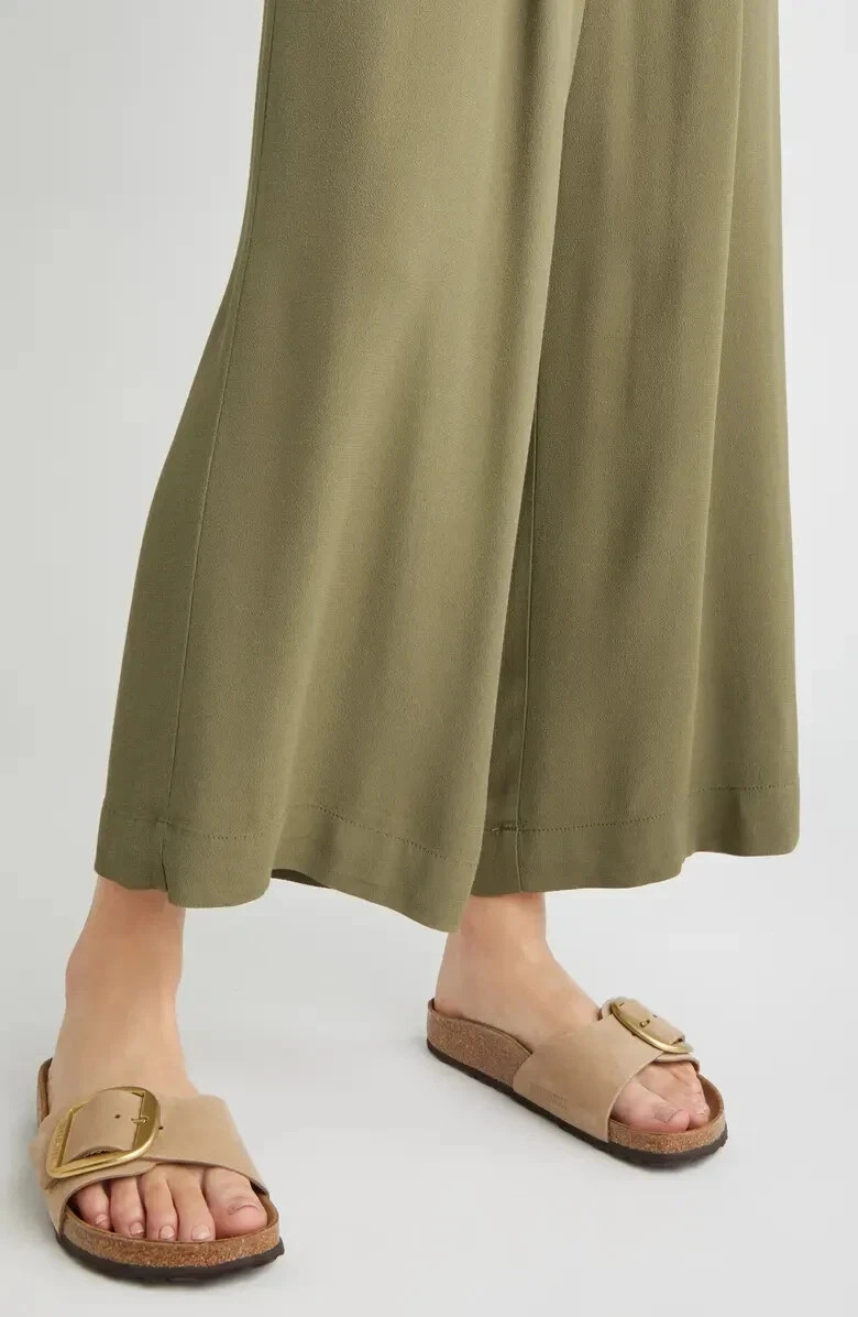 BIRKENSTOCK MADRID BIG BUCKLE SLIDE SANDALS LEATHER SANDCASTLE SZ 6-6.5US/ 37EU