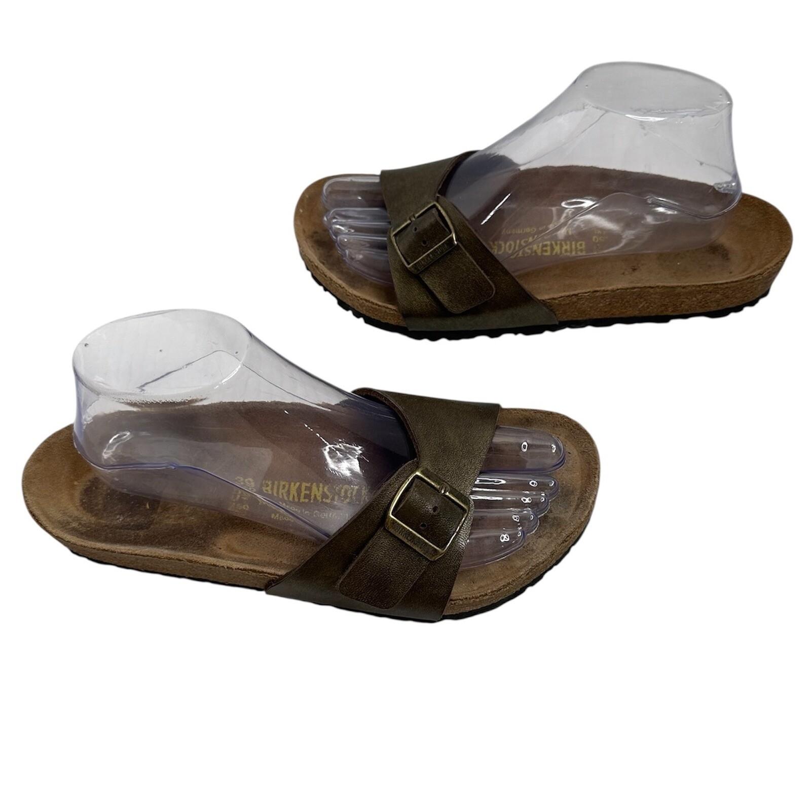 Birkenstock Madrid Women’s Graceful Bronze Birko Flor Sandal Size 39 US 8