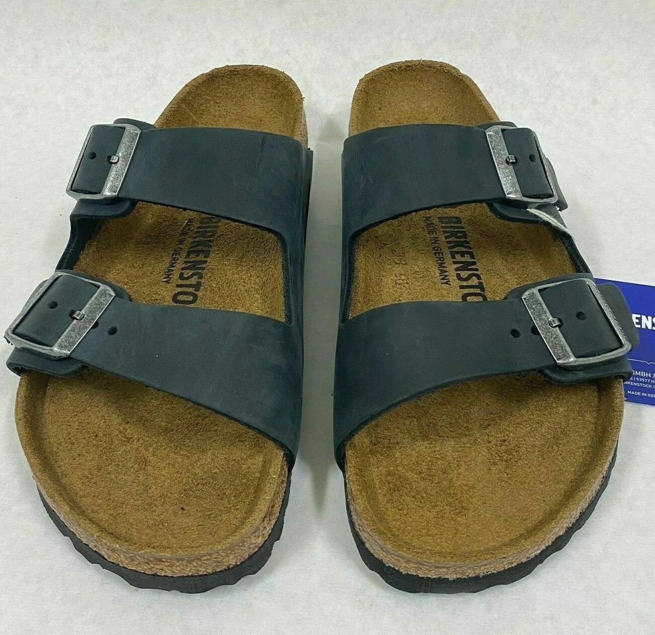 Birkenstock New w/ Box Arizona Black Oiled Leather Regular Width – Select Size