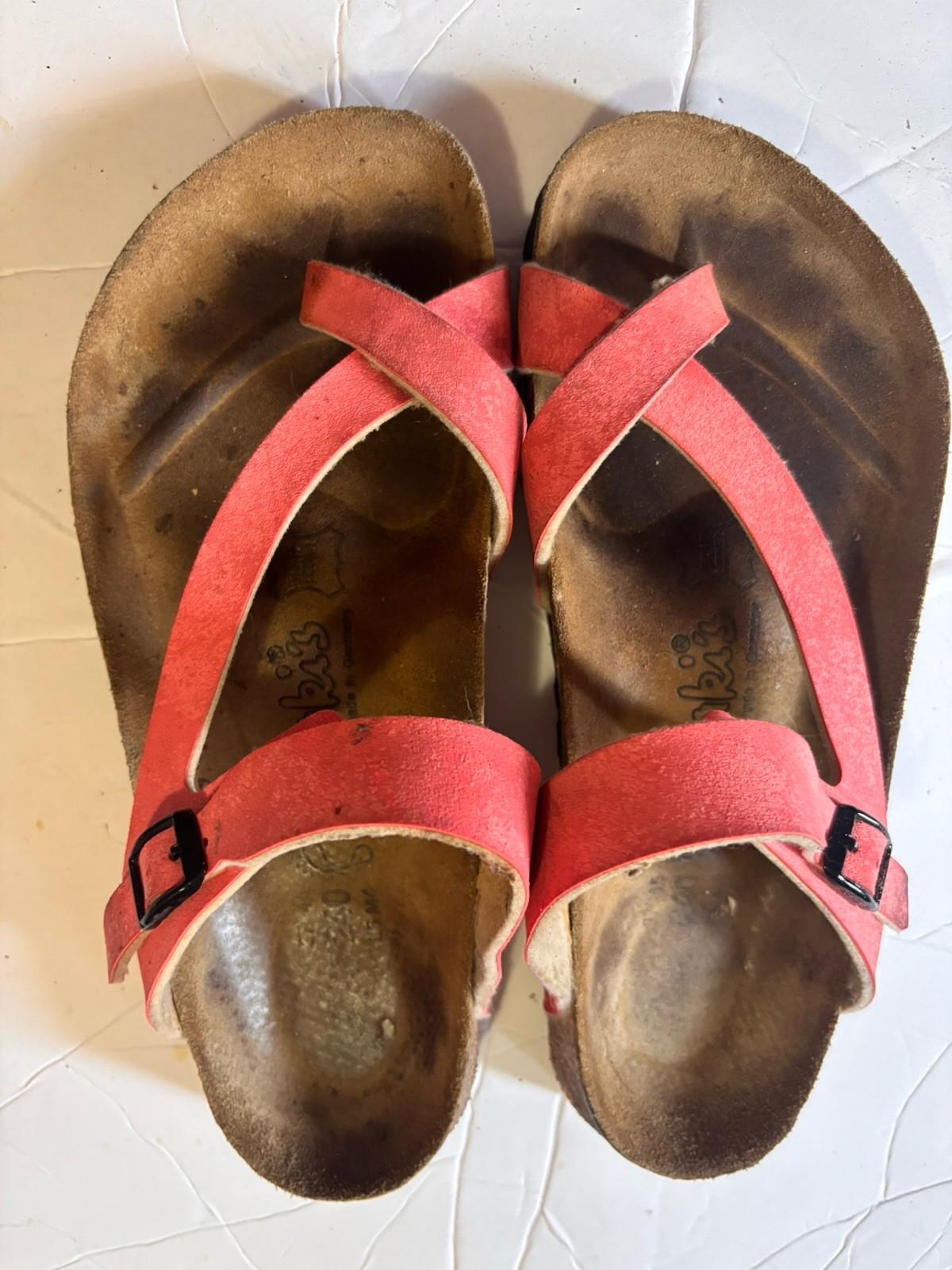 Birkenstock Mayari Coral Sandals Size: 37 6.5/7 Us