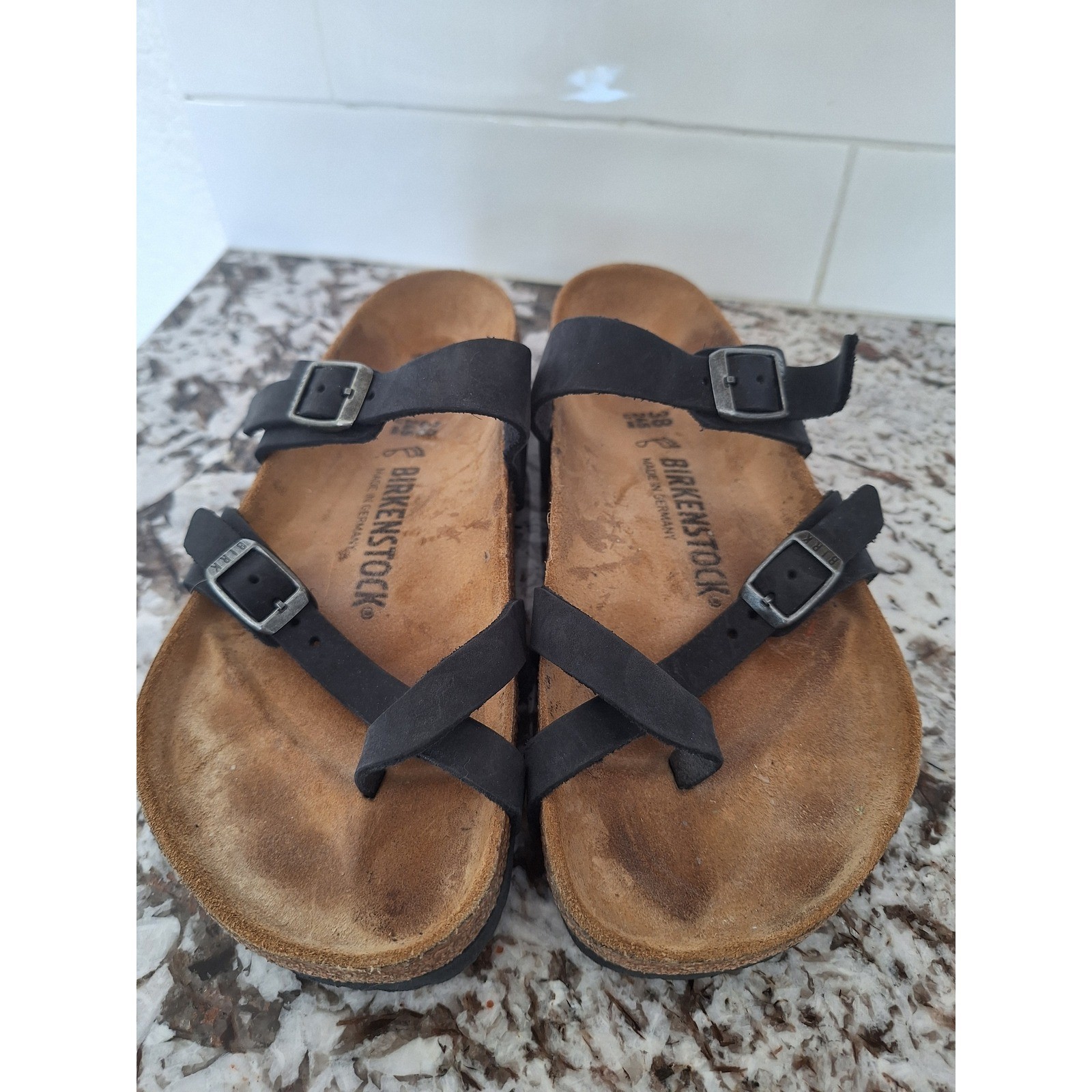 Birkenstock Mayari Black Leather  Women’s Sandals sizen 38