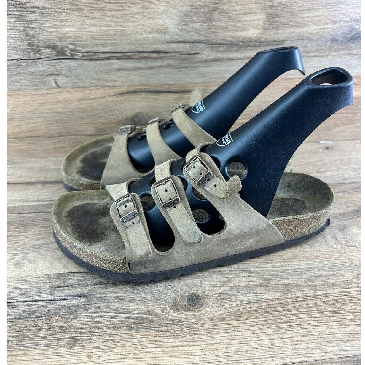 BIRKENSTOCK  Size 8 Florida Tan 3 Strap Sandals  Shoes