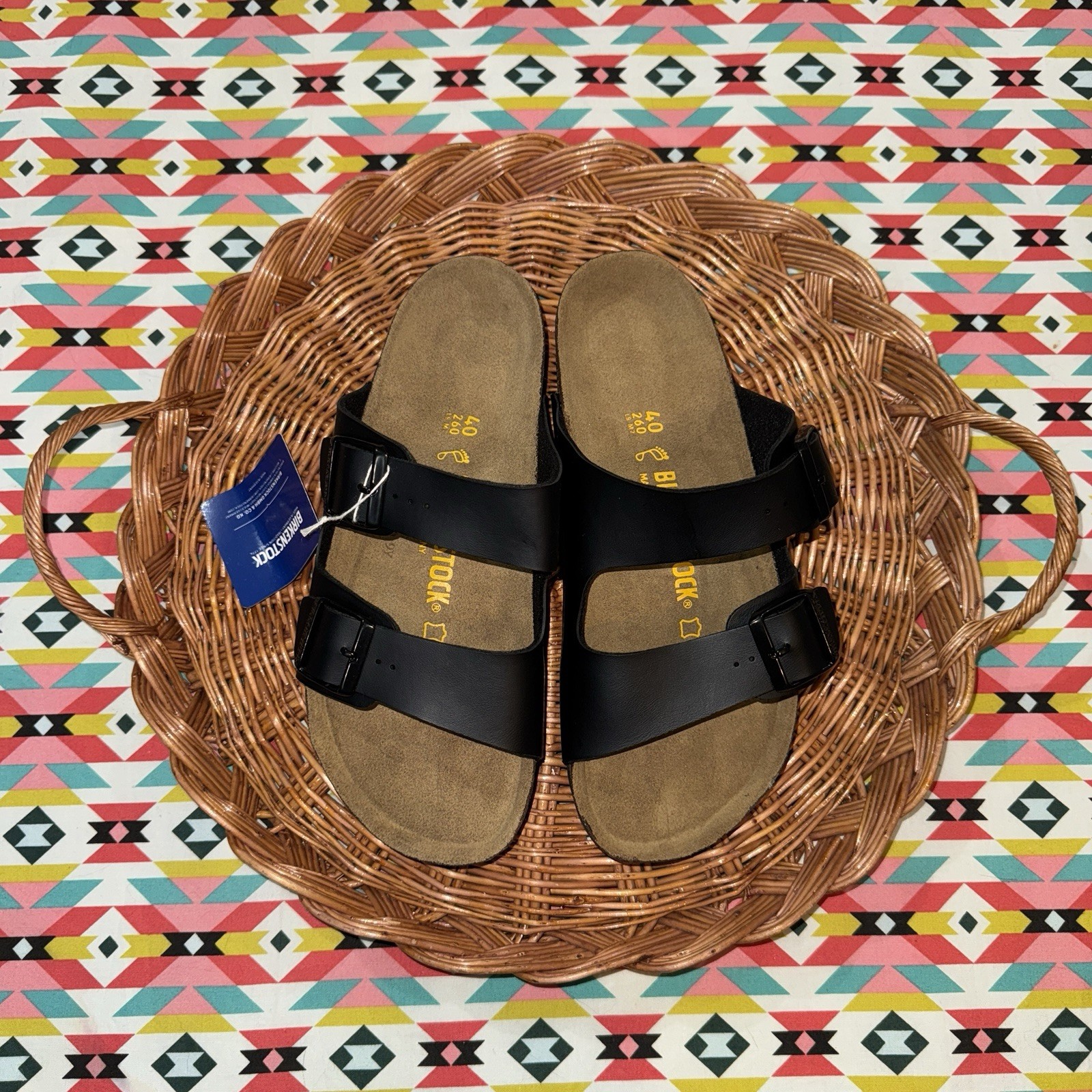 Birkenstock Arizona Black Comfort Sandals Women’s Size 9-9.5 US 40 EU