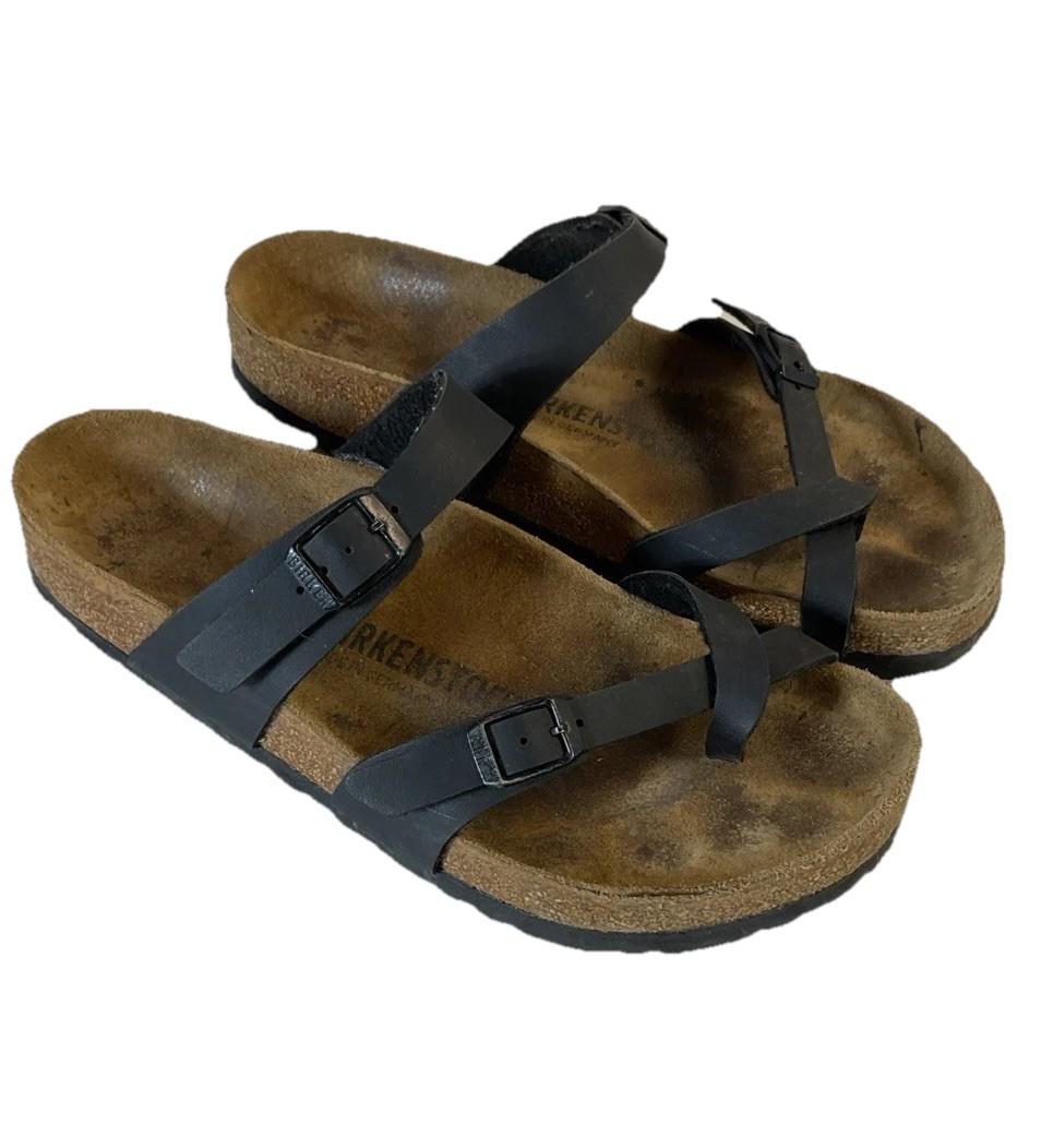 Women’s Birkenstock Mayari Sandals Black Strap Size 39 – US 8-8.5