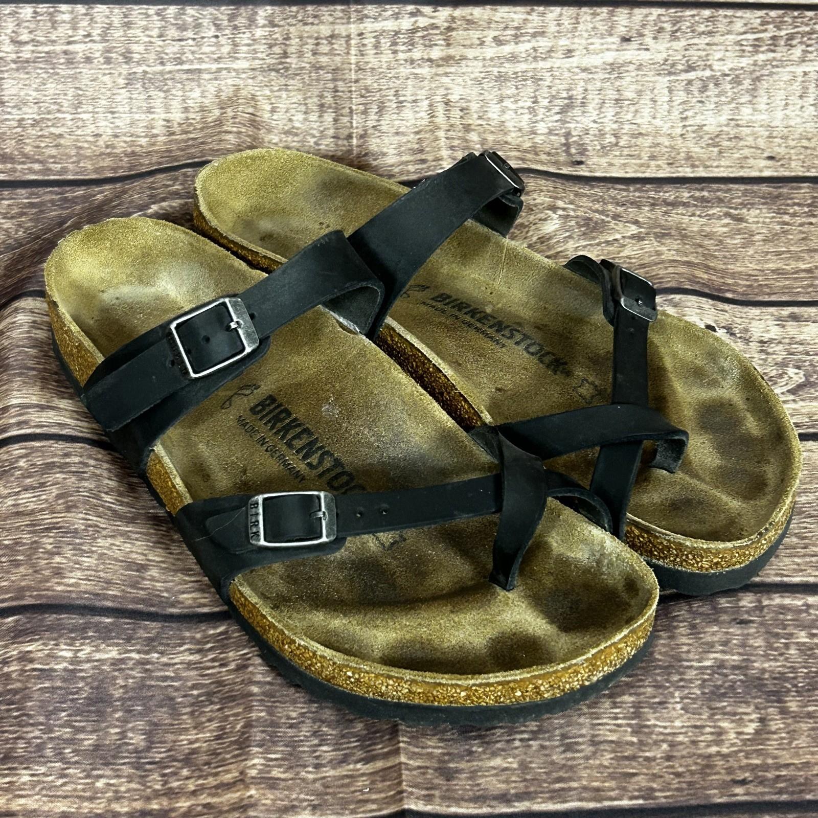 Birkenstock Mayari Women’s Size 9 US 40 EU Black Leather Sandals