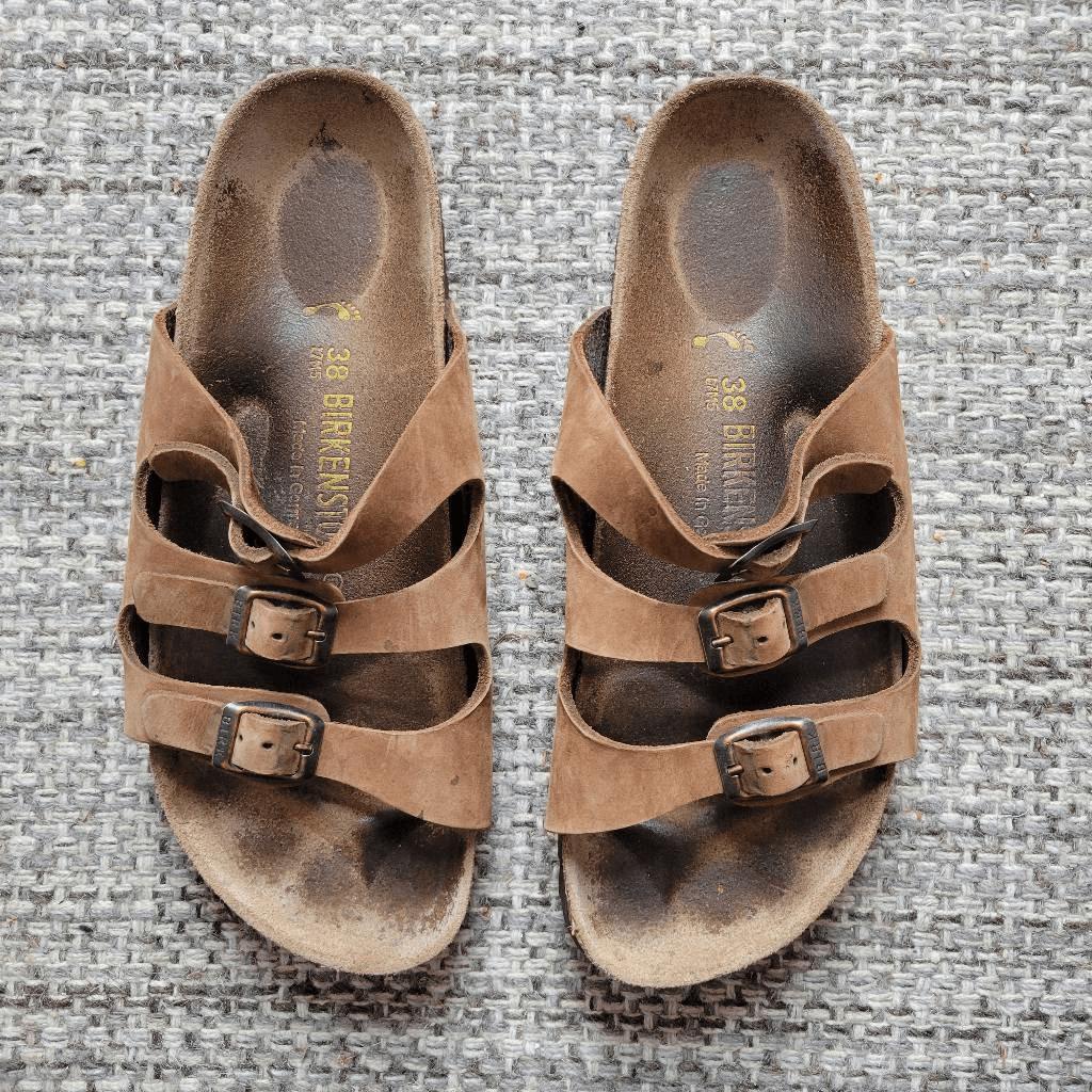 Birkenstock Florida Soft Footbed Sandals  Women’s 38 (77.5) Brown