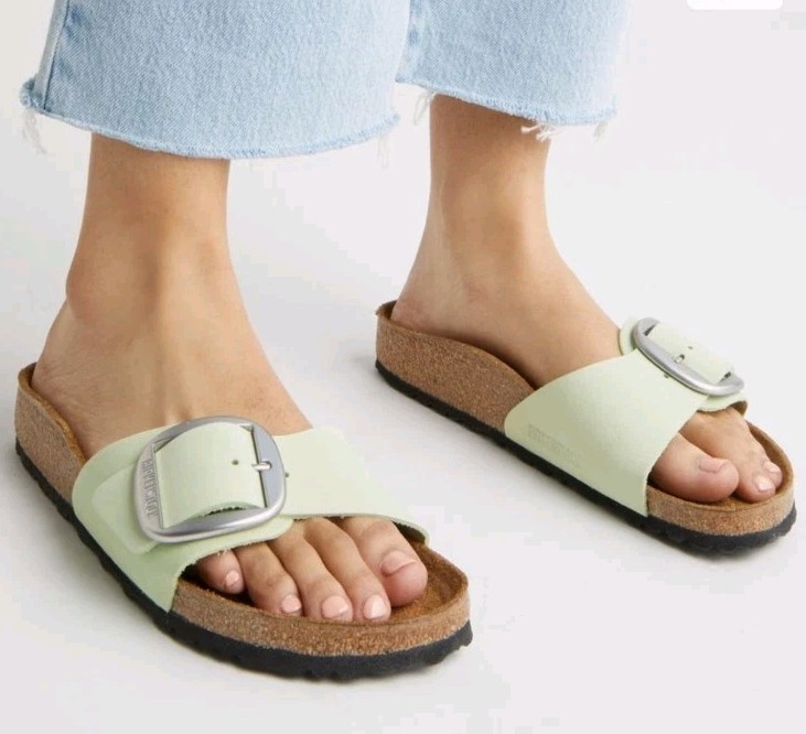 Birkenstock madrid Big Buckle Faded Lime EU38 Women’s 7-7.5