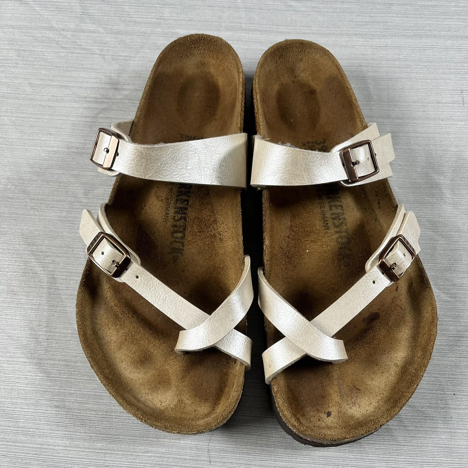 Birkenstock Papillio Metallic Cream 265 Sandals Women’s Size 39 Women’s US 8.5