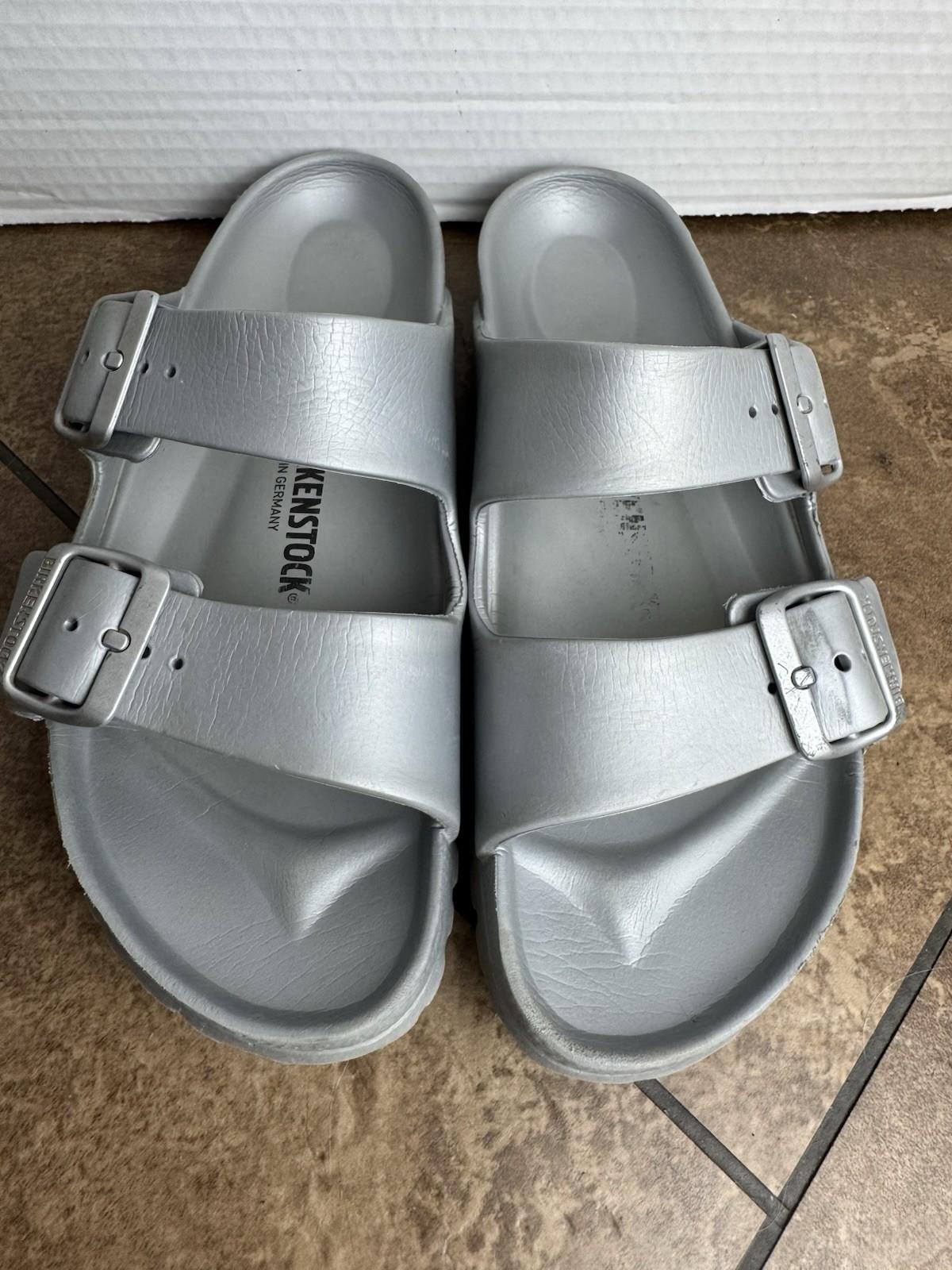 Unisex Birkenstock Arizona Essentials EVA Slide Sandal EU 37 Gray