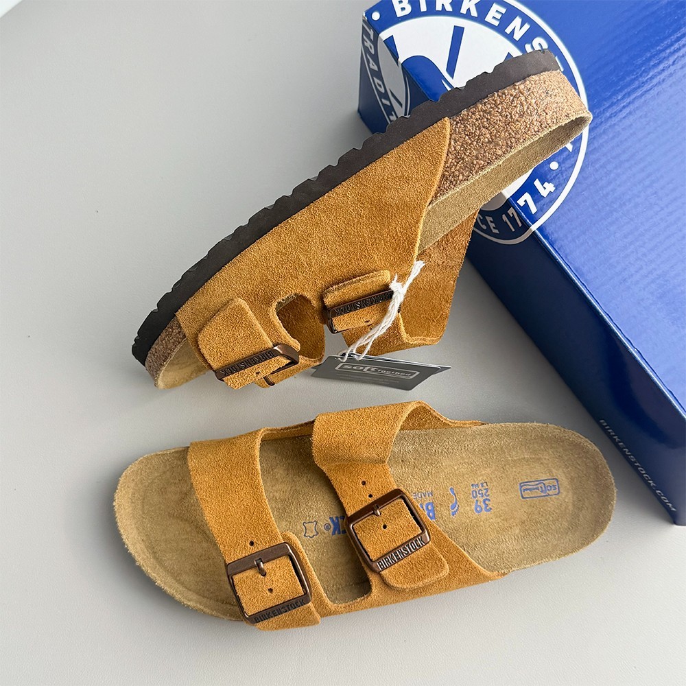 Birkenstock Arizona Mink Suede Leather Men’s/Women’s Casual Sandals