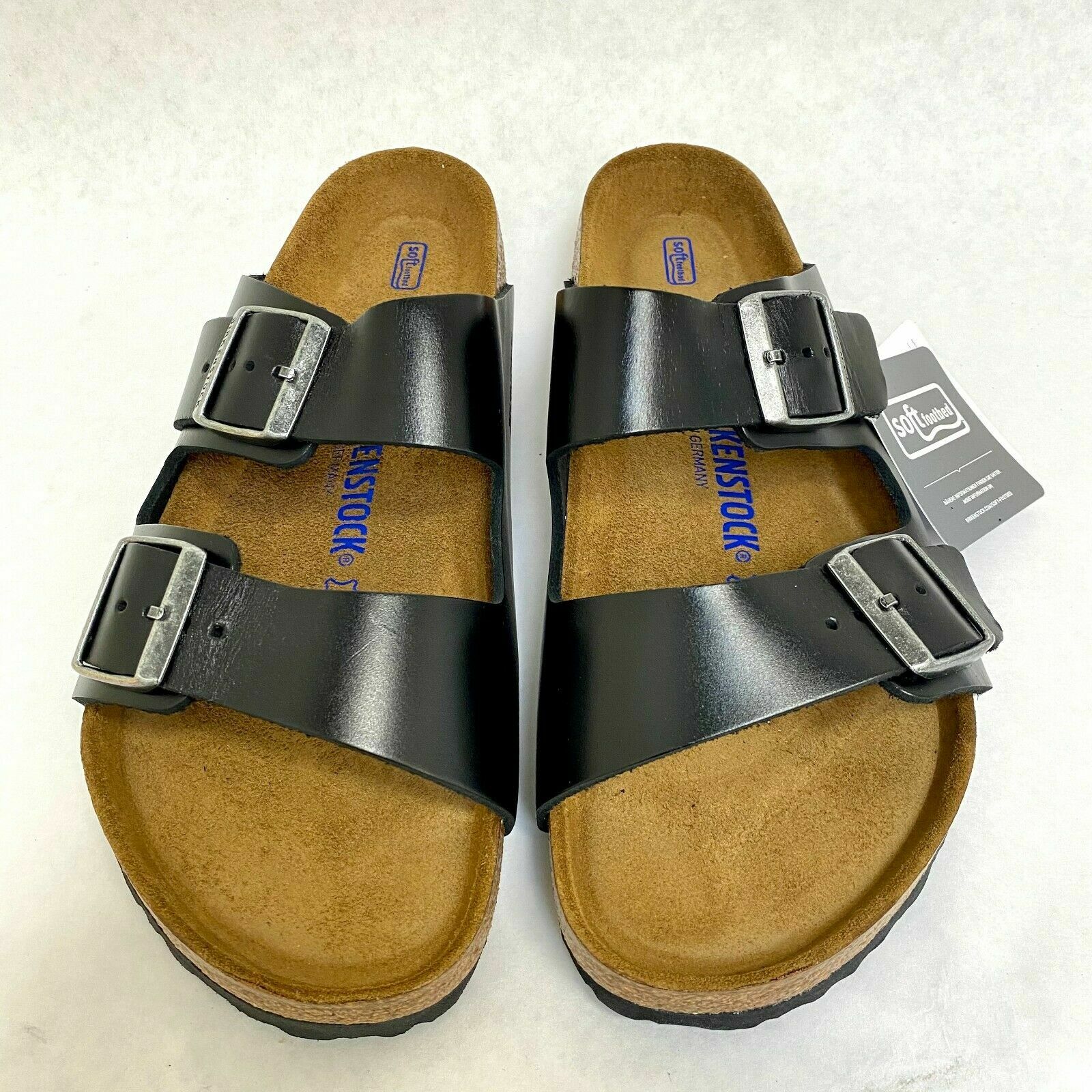 New w/o Box Birkenstock Arizona Amalfi Black Soft Footbed Regular – Select Size