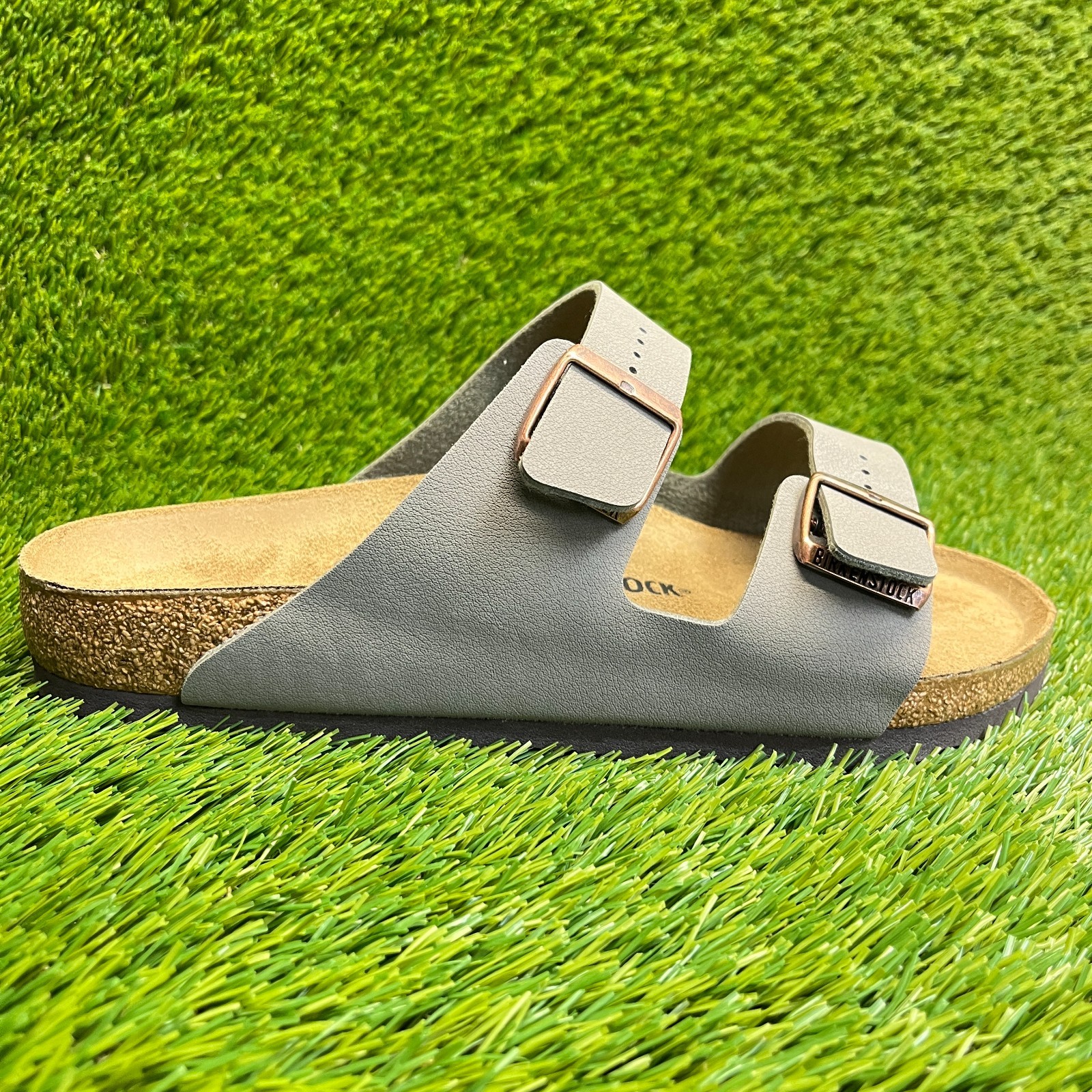 Birkenstock Arizona Birko-Flor Mens Size 11 Mocha Brown Beach Outdoor Sandals