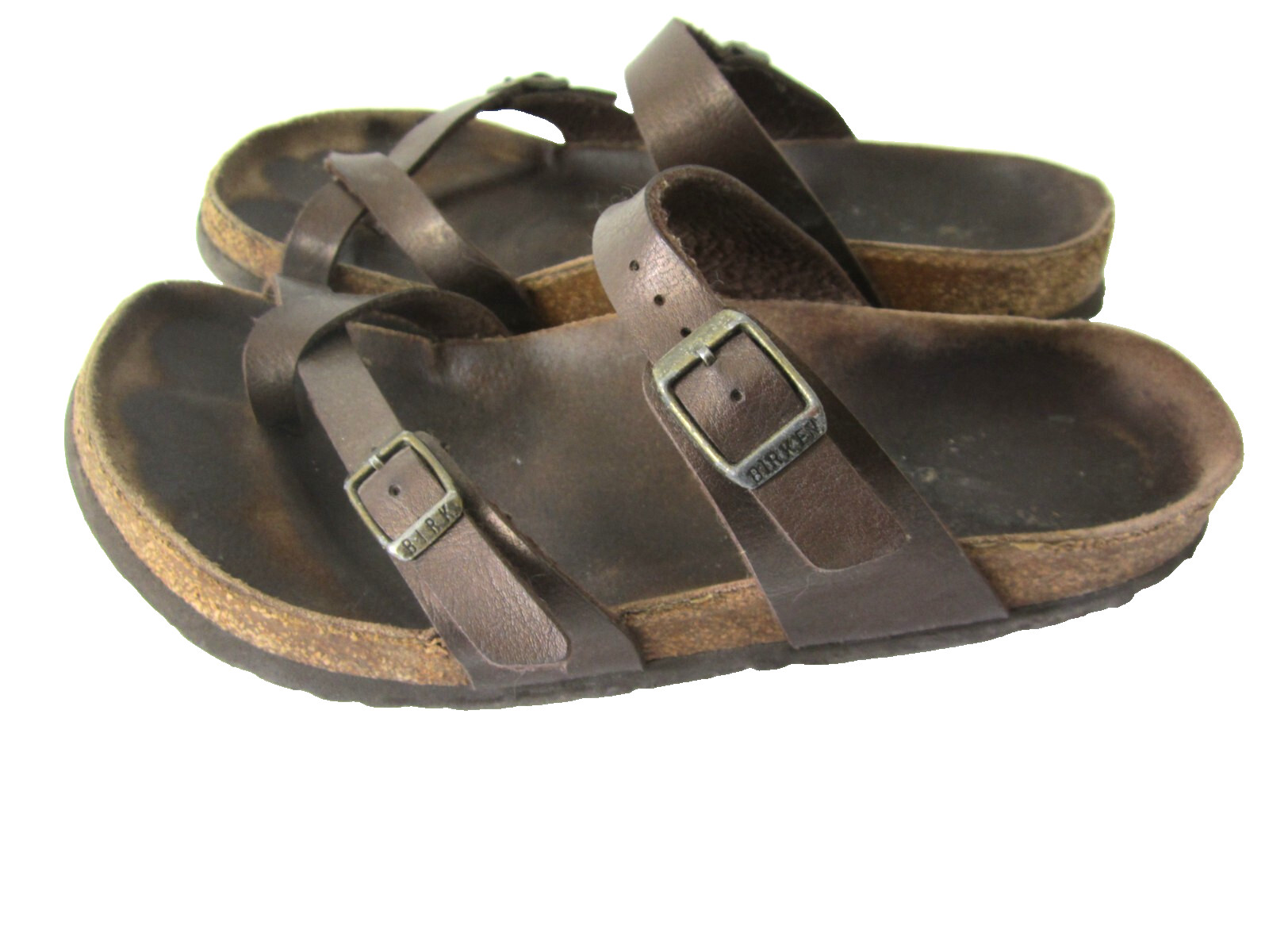 Birkenstock Mayari Brown Birko-Flor Toe Loop Sandals Women’s Size 40 / US 9