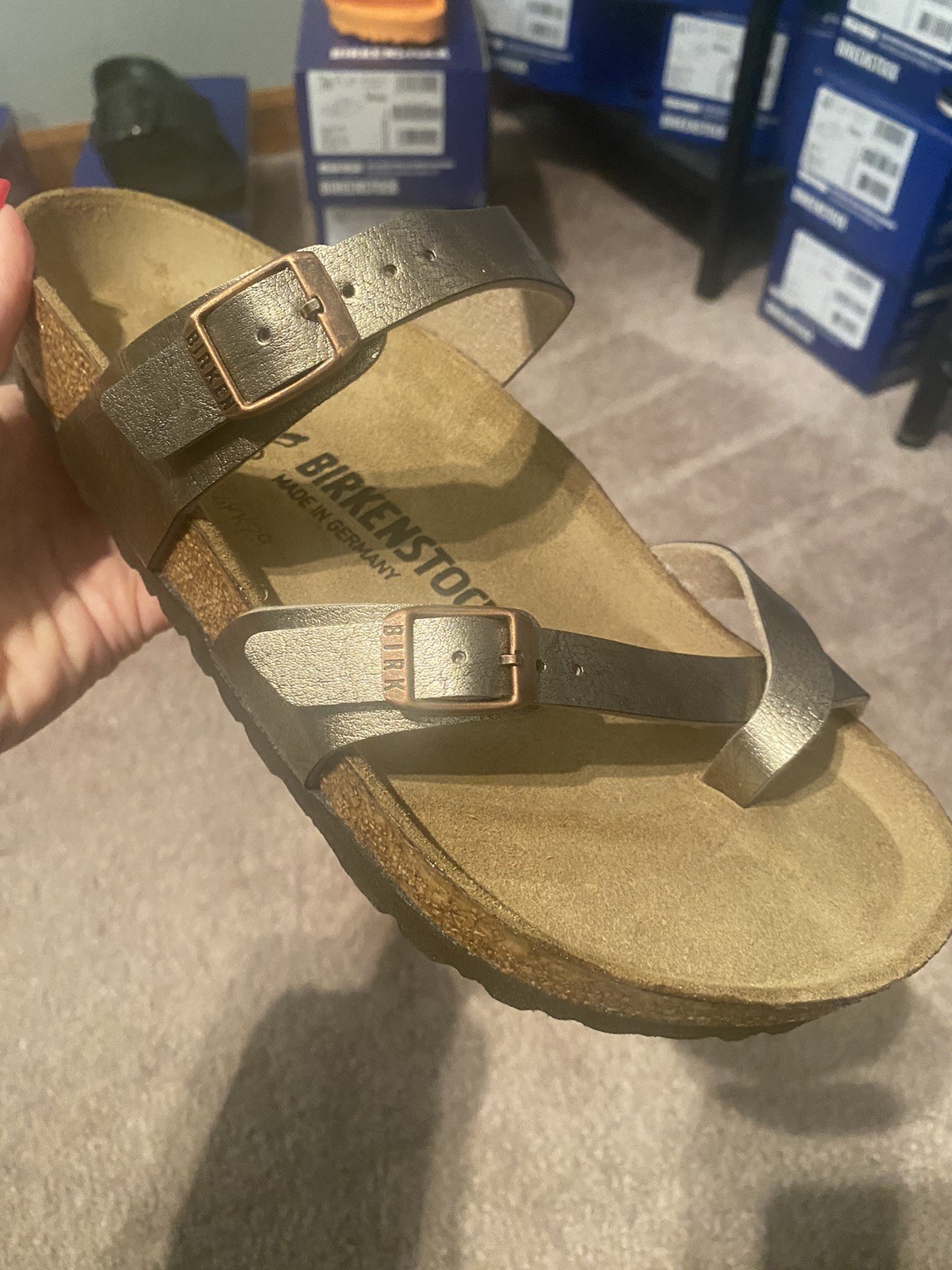 Birkenstock Mayari Graceful Taupe Size 40 Regular