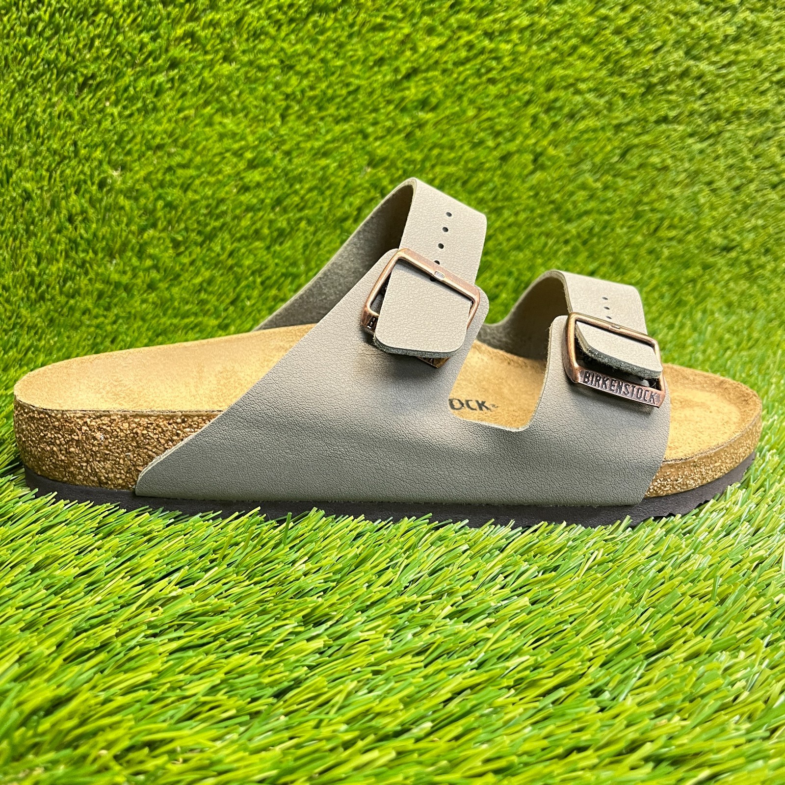 Birkenstock Arizona Birko-Flor Mens Size 11 Mocha Brown Beach Outdoor Sandals