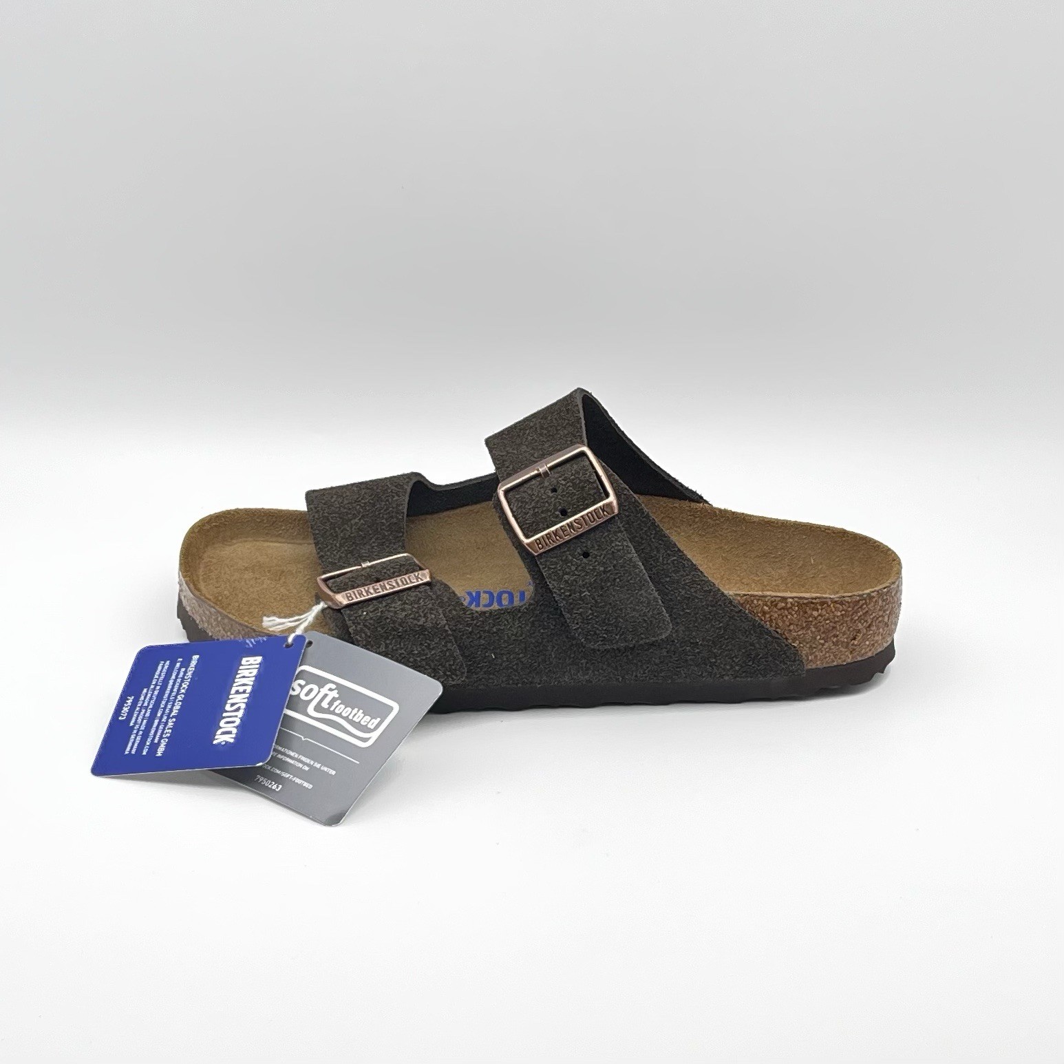 Birkenstock Arizona Suede Soft Footbed Mocha 0951311 – Size 38 EU / 7 US