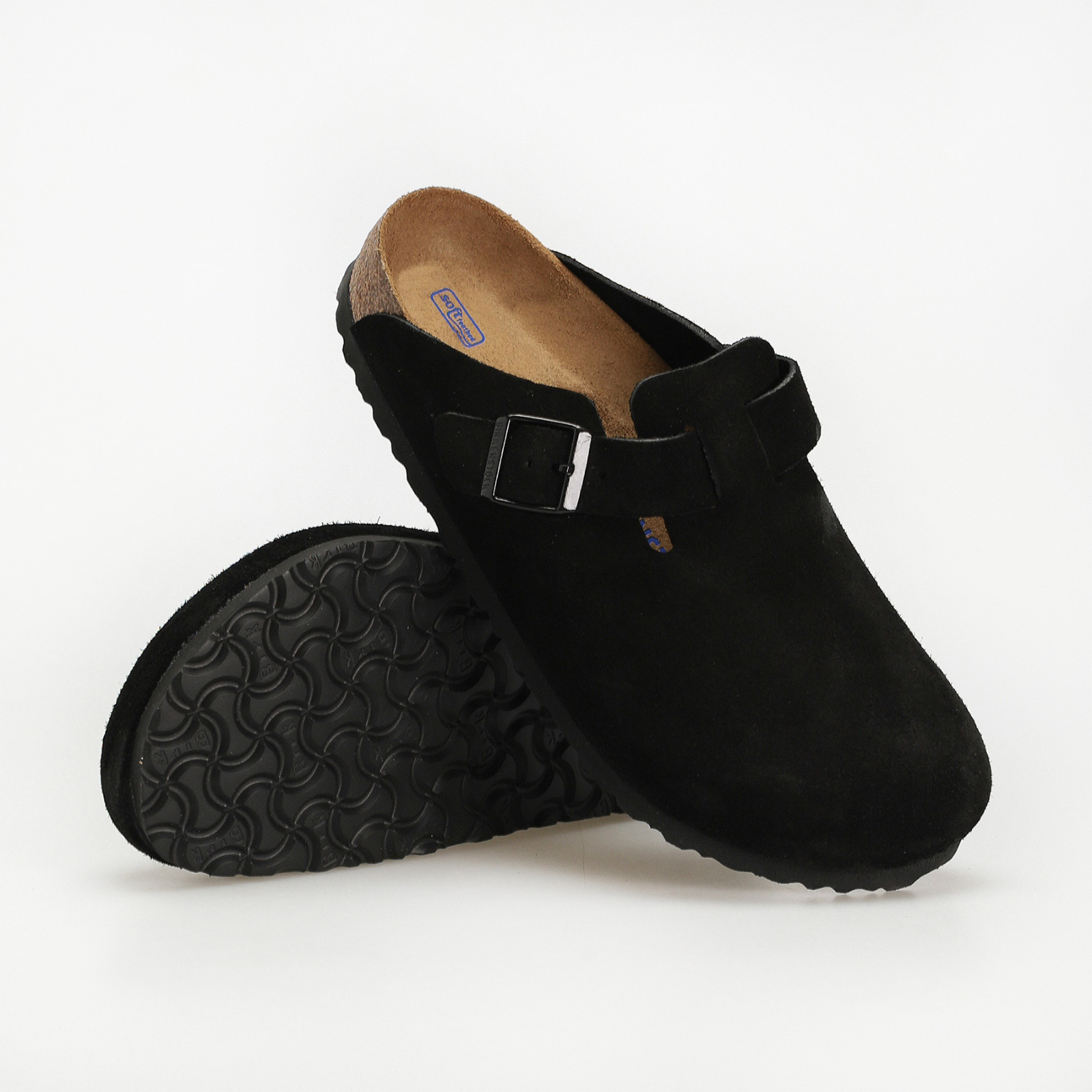 Birkenstock Boston Black Classic Clogs Soft Footbed Comfort Flat Women’s Shoes